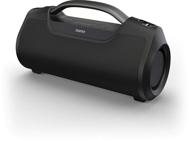 Boxa Portabila Hama SoundBarrel, Bluetooth, Type-C, USB, Jack, Negru