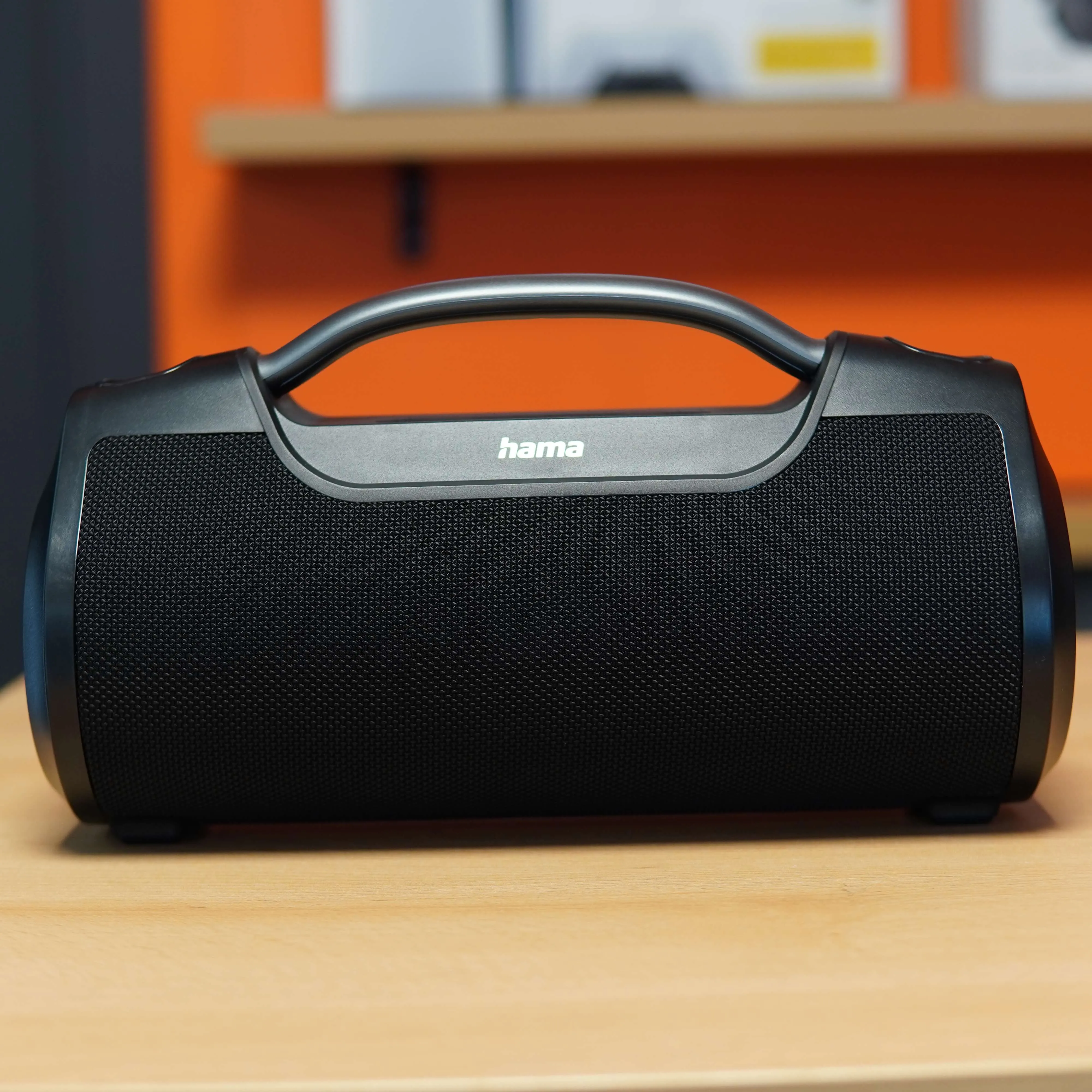Boxa Portabila Hama SoundBarrel, Bluetooth, Type-C, USB, Jack, Negru - imagine 2
