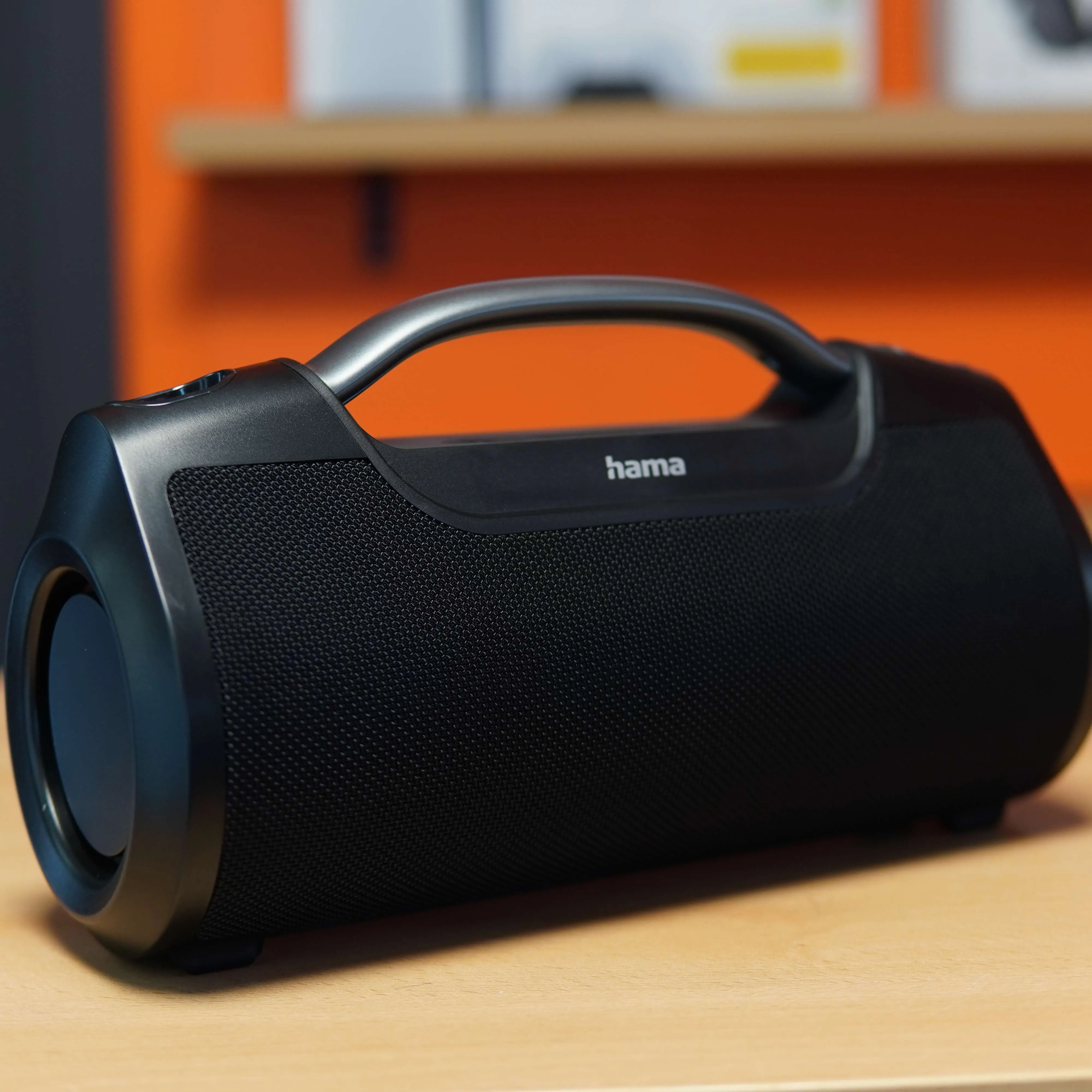 Boxa Portabila Hama SoundBarrel, Bluetooth, Type-C, USB, Jack, Negru - imagine 3