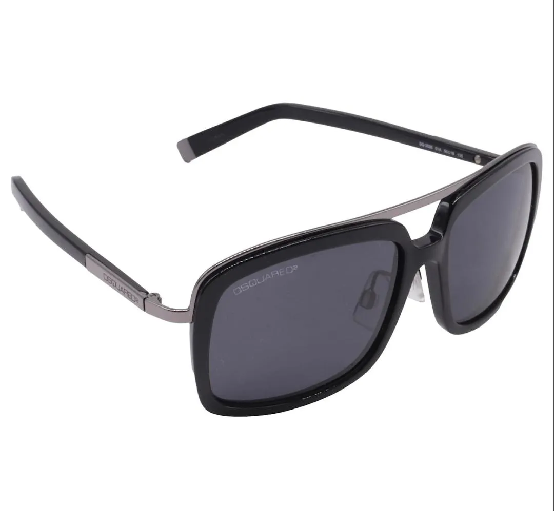 Ochelari de soare Aviator Disquared DQ0026 1x135x50, Negru - imagine 2