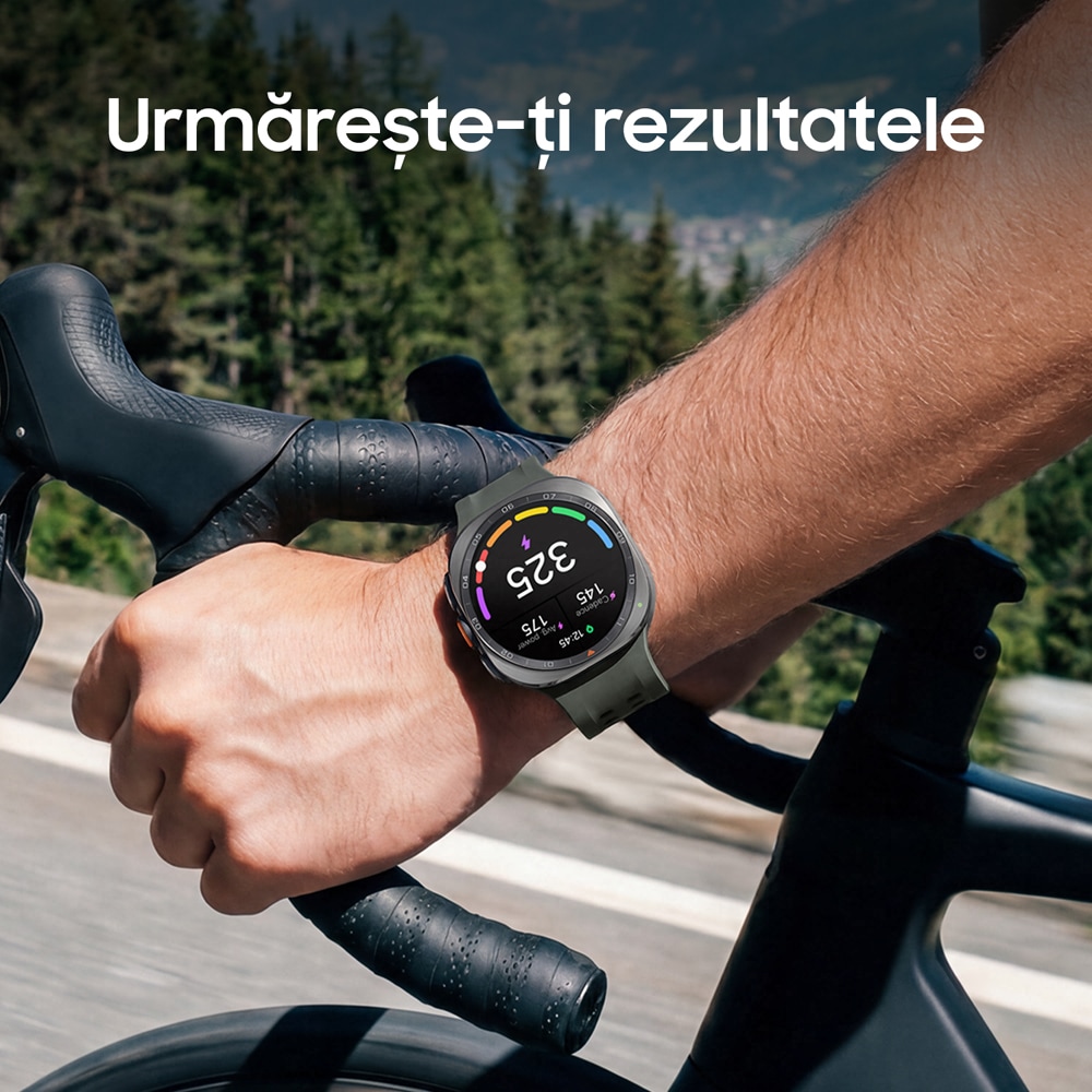 Smartwatch SAMSUNG Galaxy Watch Ultra2, LTE, Wi-Fi, 47 mm, IP69K, 2GB RAM, 64GB, Android, Silver - imagine 3
