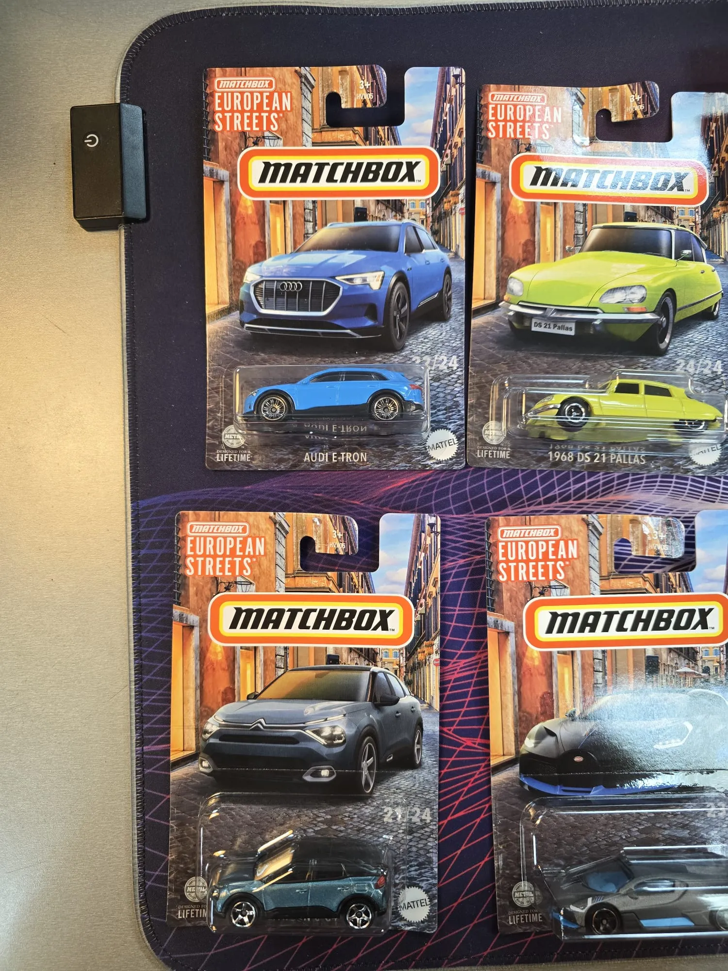 Macheta auto Matchbox European Streets, Die Cast, 164, Diverse Modele - imagine 2