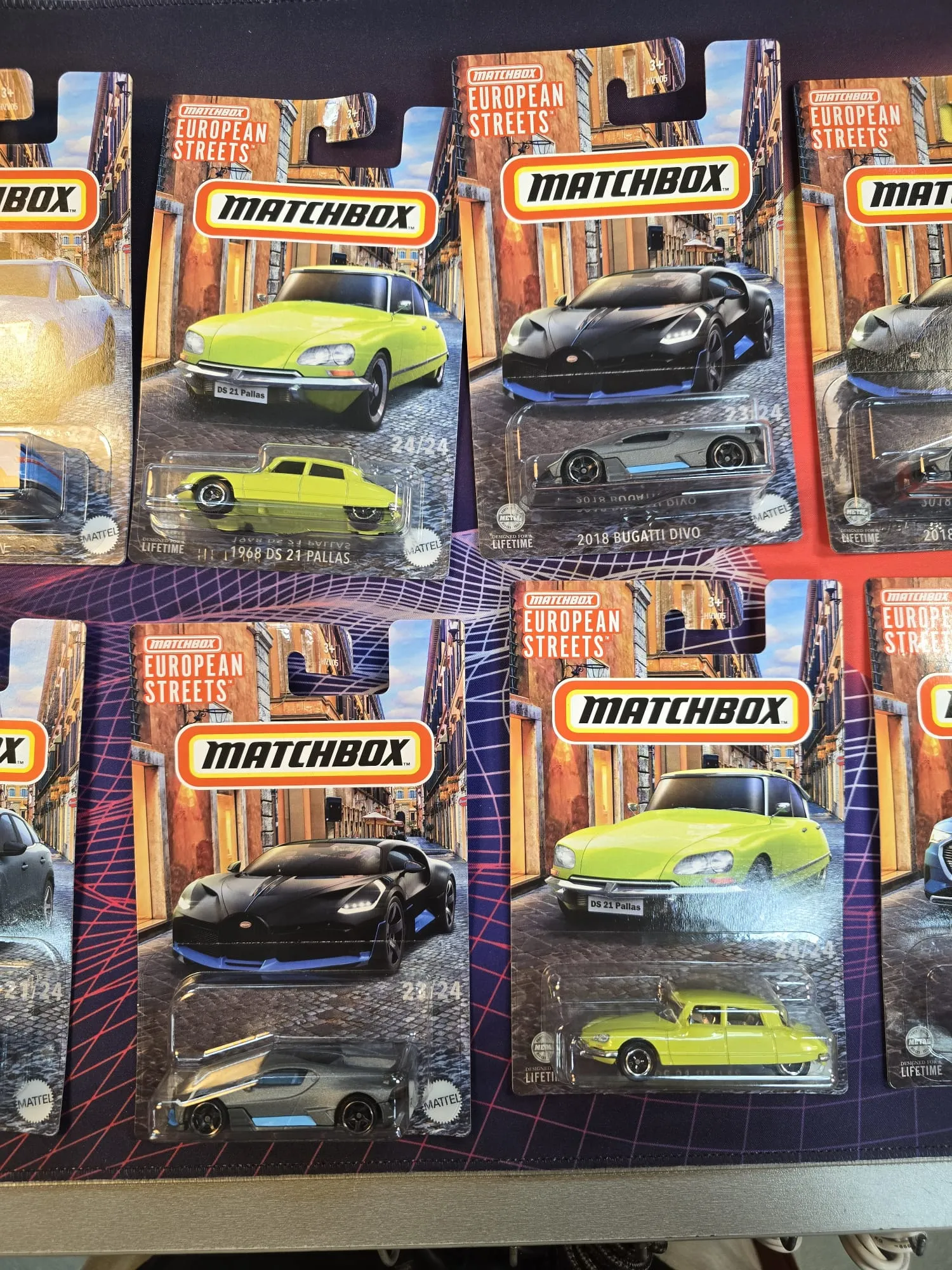 Macheta auto Matchbox European Streets, Die Cast, 164, Diverse Modele - imagine 3