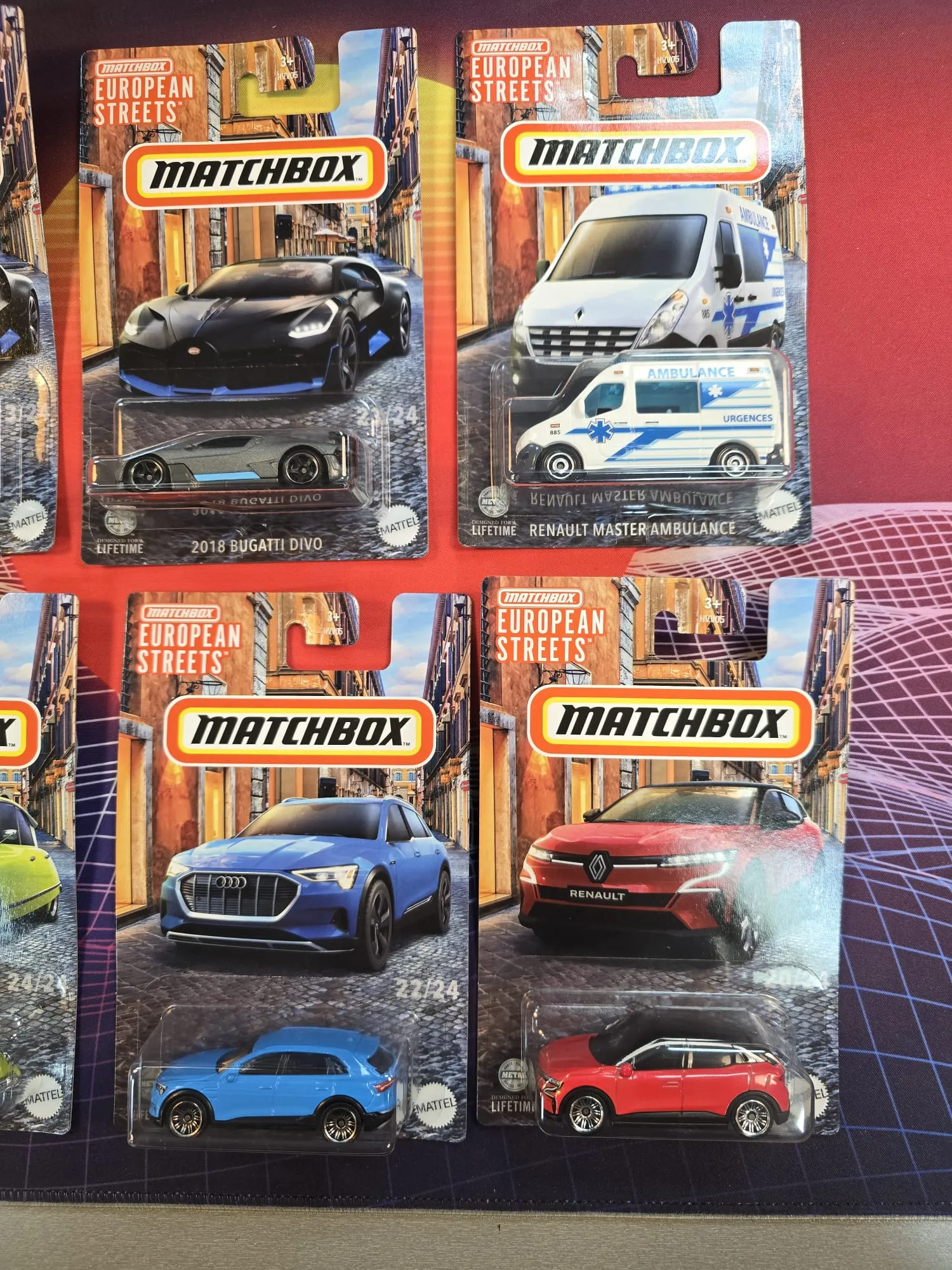 Macheta auto Matchbox European Streets, Die Cast, 164, Diverse Modele - imagine 4