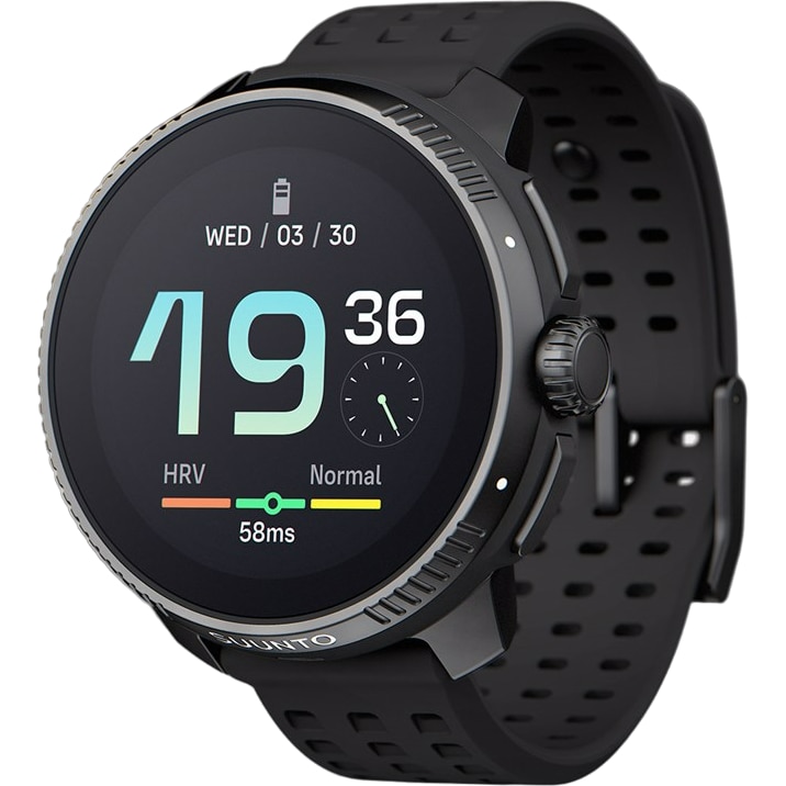 Smartwatch Sport Suunto Race All Black, 49mm, AMOLED 1.43 inch, Sticla Safir, GPS Multiband, Harta Offline, Bluetooth, 10 ATM, Black