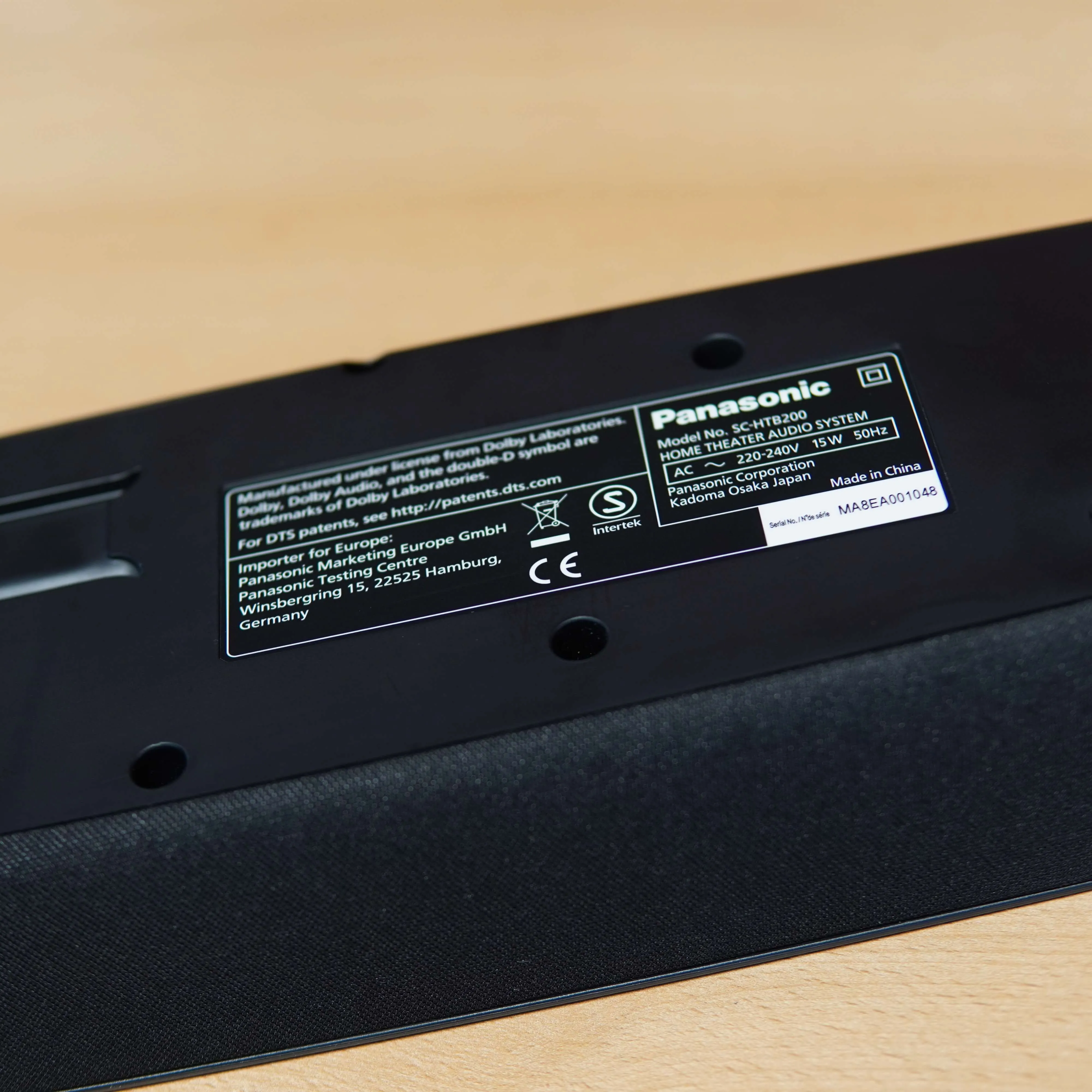 Soundbar Panasonic SC-HTB200EGK, 80W, Bluetooth, H.Bass, Telecomanda, Negru - imagine 9