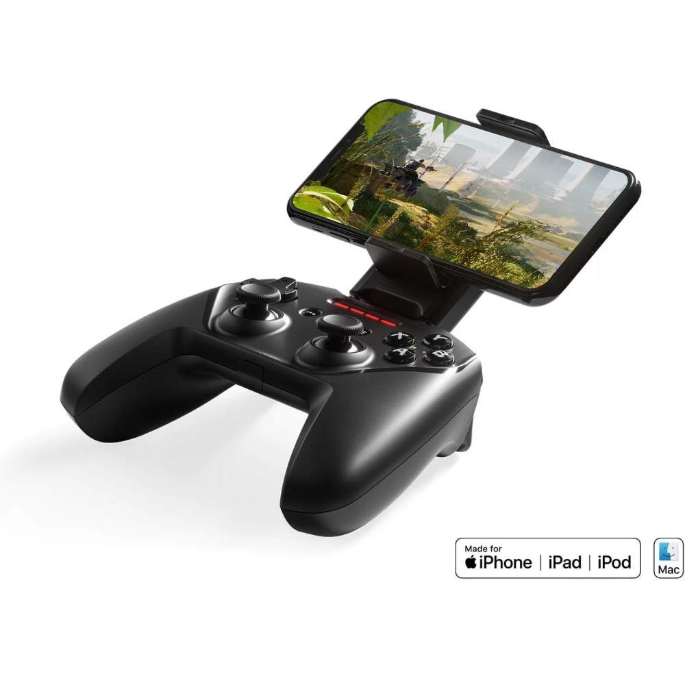 Controller wireless Steelseries Nimbus Plus GC-00007, Suport de Telefon, IOS, Apple TV, Mac, Negru - imagine 3