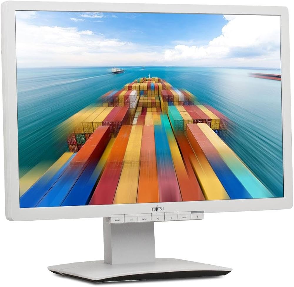 Monitor Fujitsu B22W-6, VGD, DVI, DisplayPort, Alb