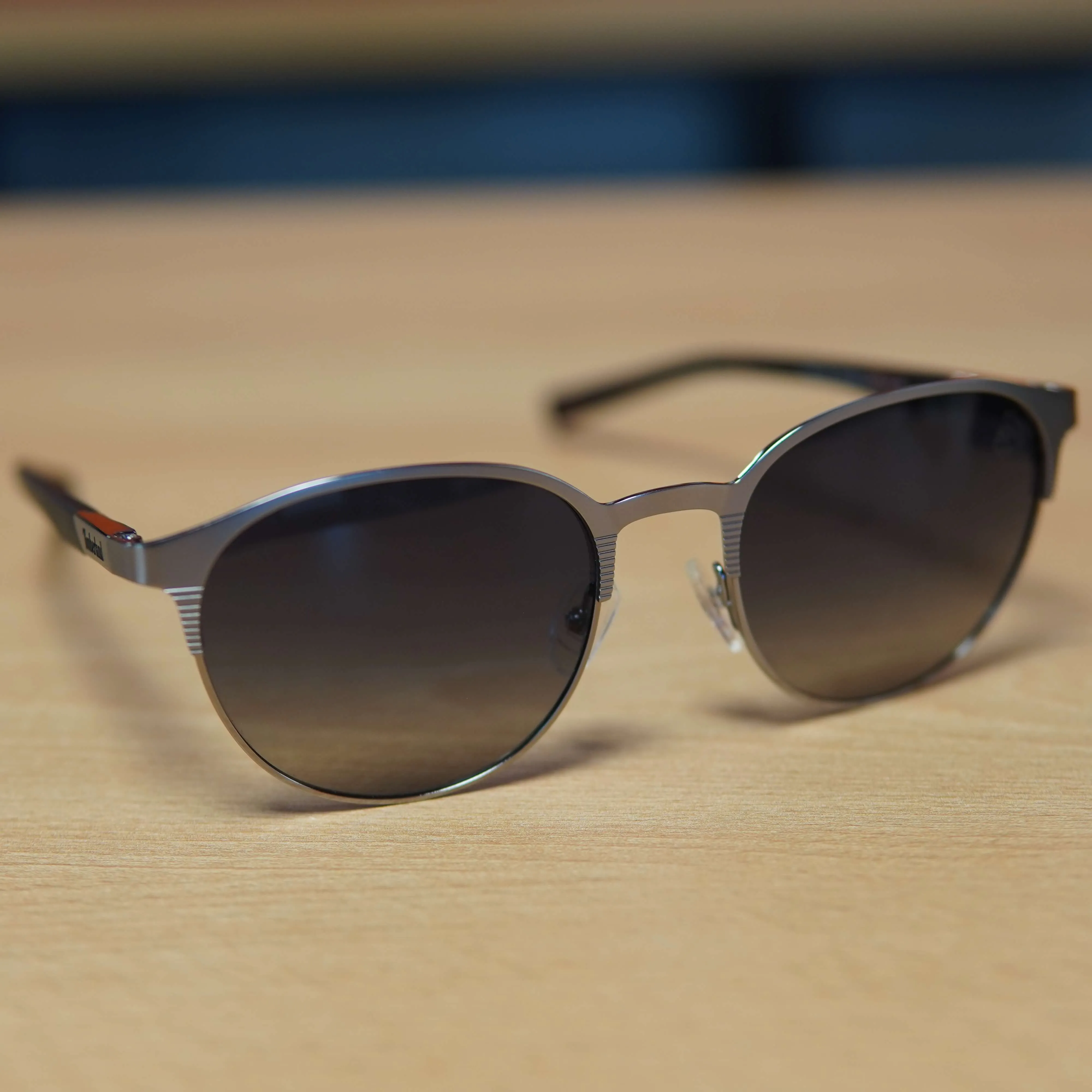 Ochelari de soare Timberland TB9313 09D, Polarizati, 53x19 145 3P, Lentile Semi-Albastre - imagine 3
