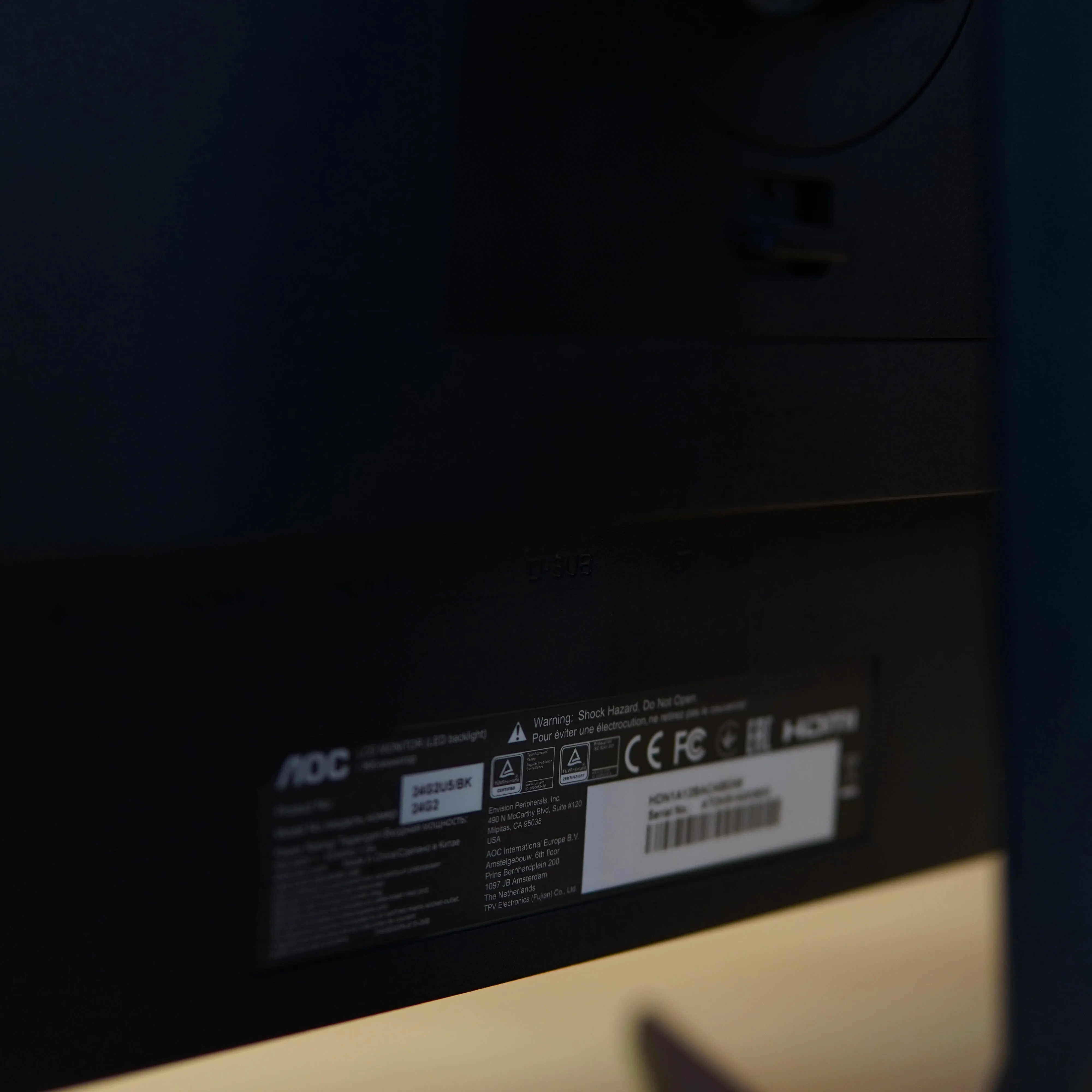 Monitor Gaming LED IPS AOC 24G2U5/BK, 23.8" Full HD, 75Hz, FreeSync, Negru - imagine 8