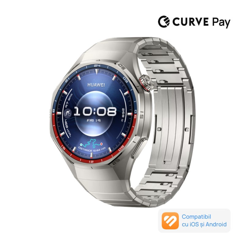 Smartwatch Huawei Watch GT 6 PRO ATM-B29 46 mm, Bluetooth, Android/iOS, Titanium Alloy Case, Titanium Strap