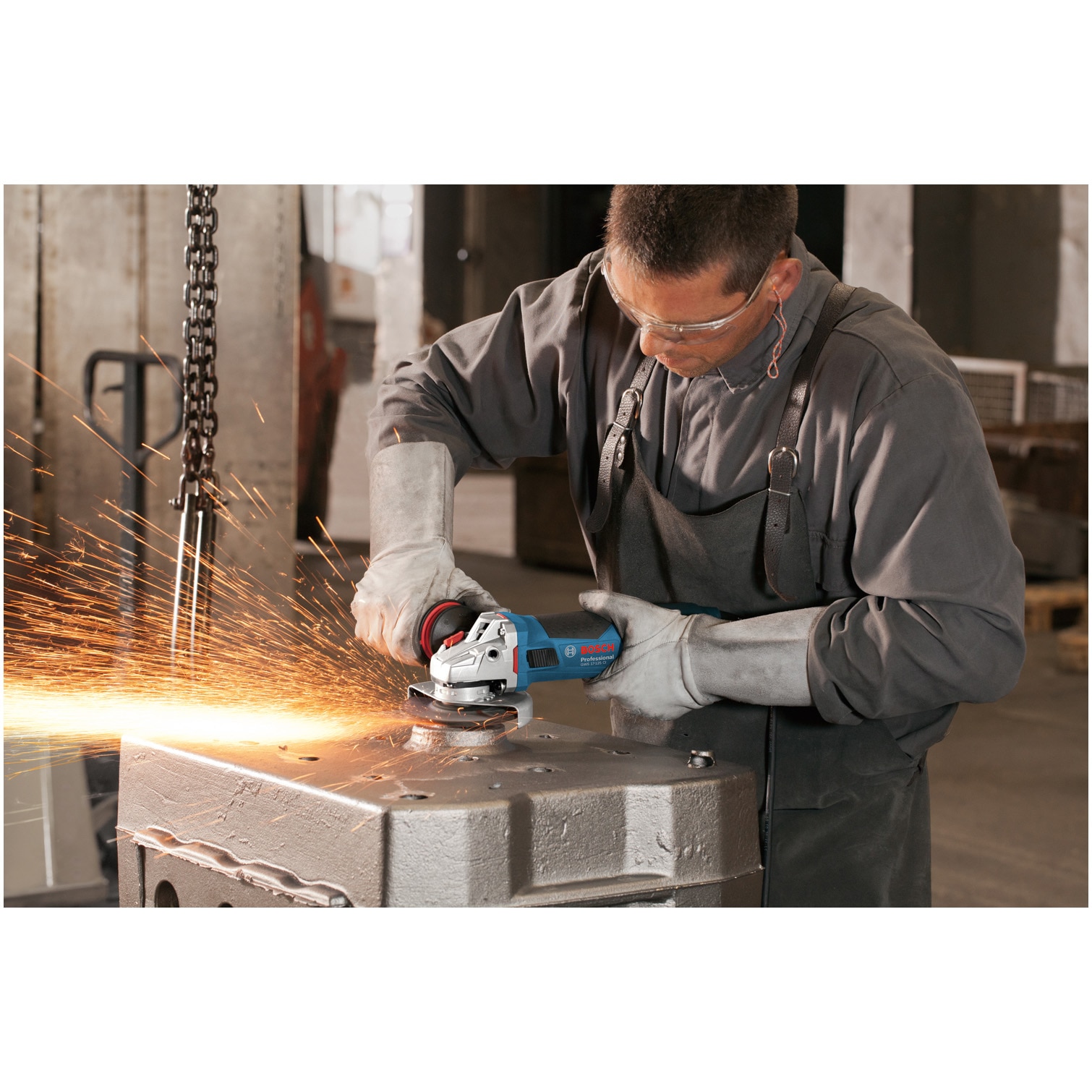 Polizor unghiular, Bosch Professional GWS 17-125 CIE, 1700 W - imagine 5