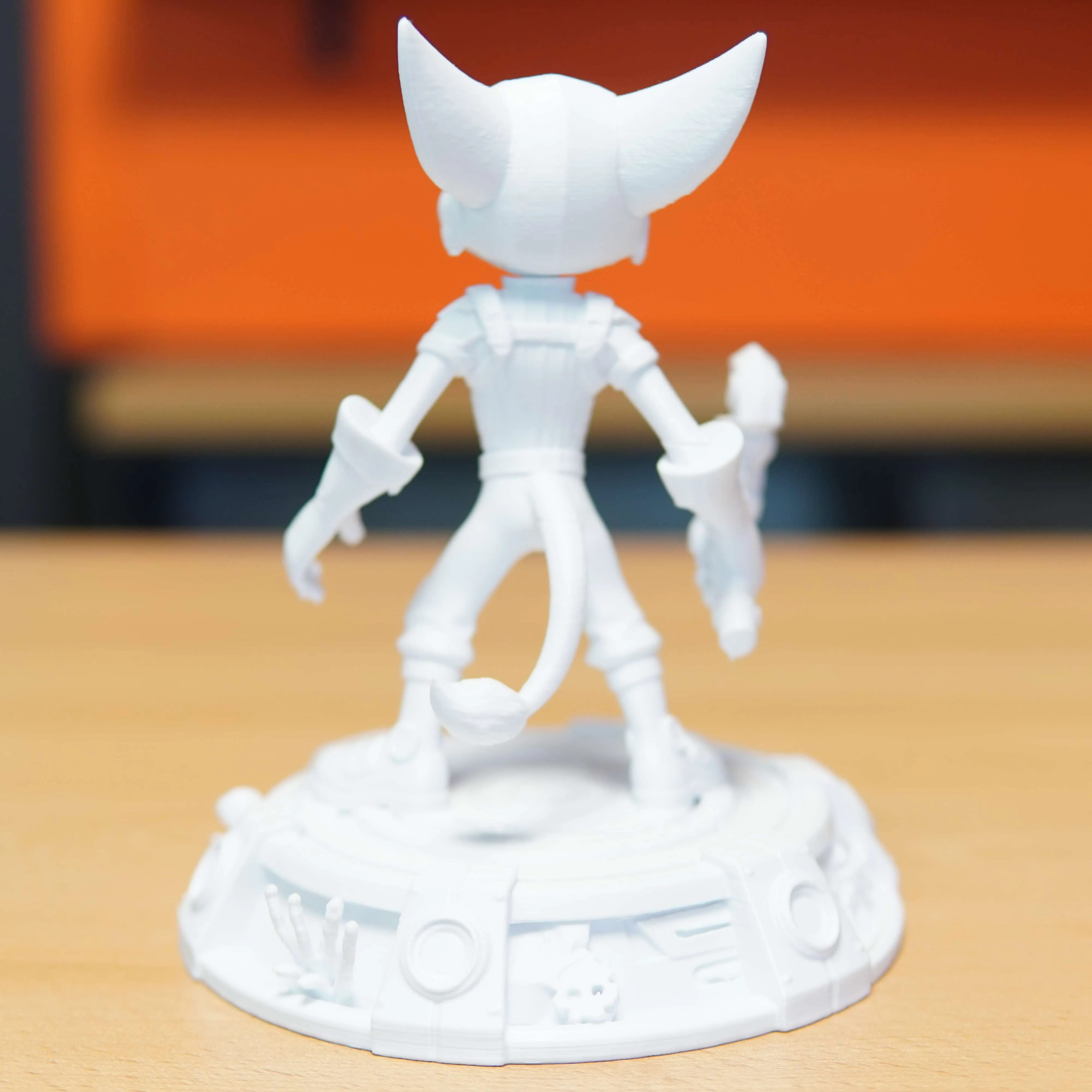 Figurina printata 3D Ratchet, Alb - imagine 5