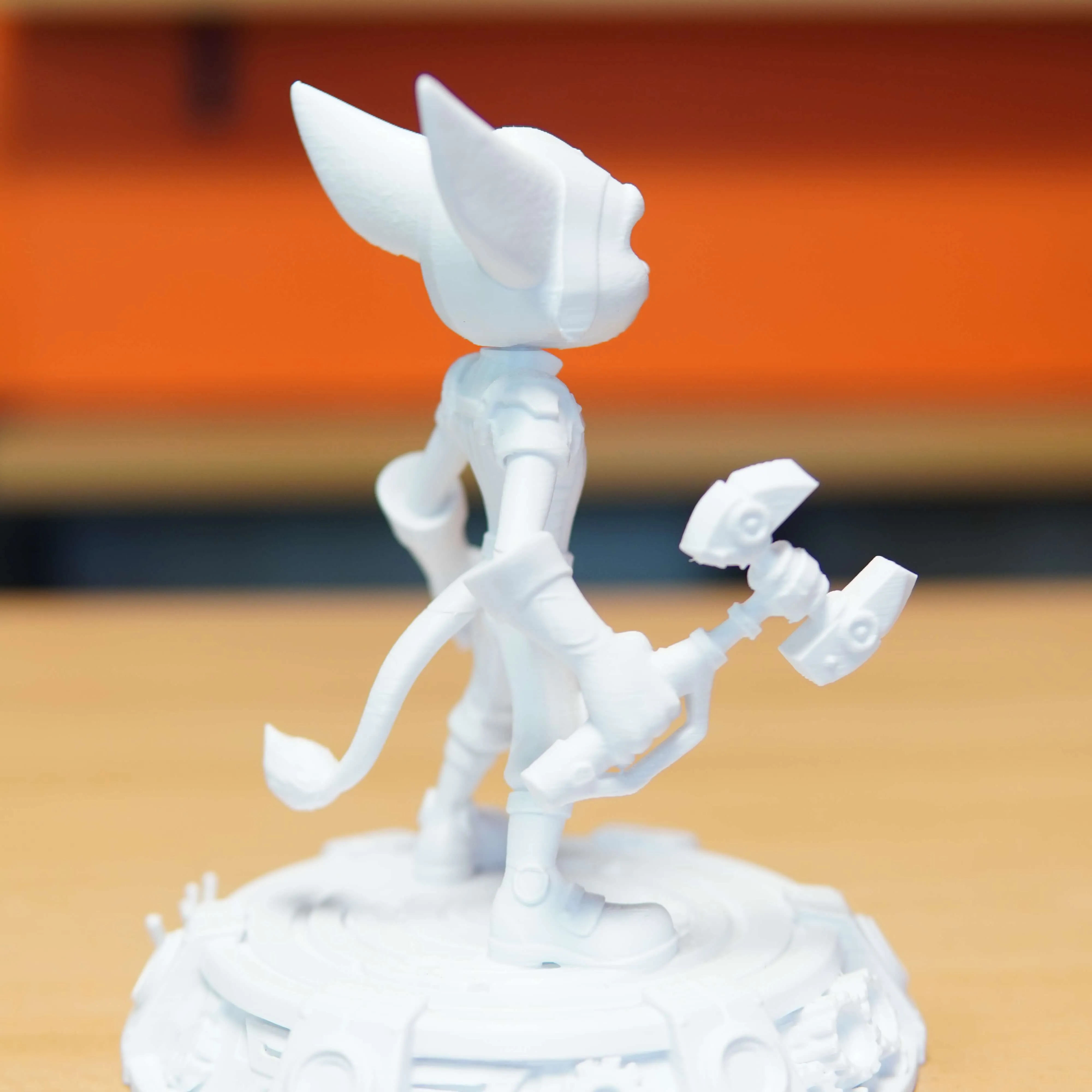 Figurina printata 3D Ratchet, Alb - imagine 6