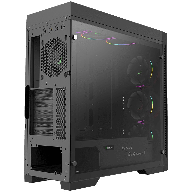 Sistem Desktop Gaming Gamemax Abyss TR (M908-TR) Intel Core i9-9900K, 8-Core 3.6 GHz, 32 Gb RAM DDR4, SSD 1 Tb, SSD M2 500 Gb, nVidia GeForce RTX 3060 12 Gb, RGB, 3x DisplayPort, HDMI, Negru - imagine 3