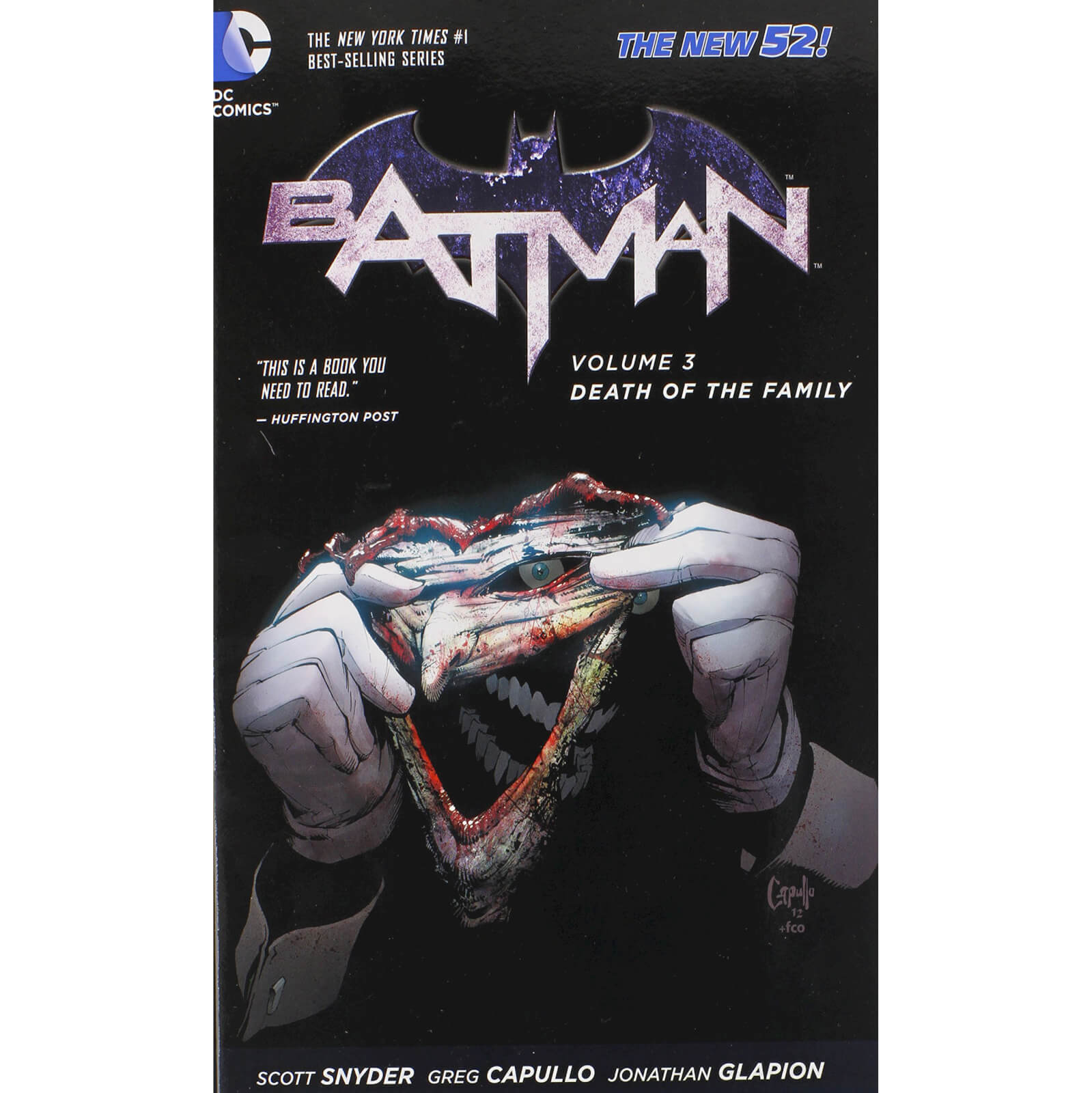 Batman, Volume 3: Death of the Family Book & Mask Set [With Joker Mask], Scott Snyder (Author) - imagine 3