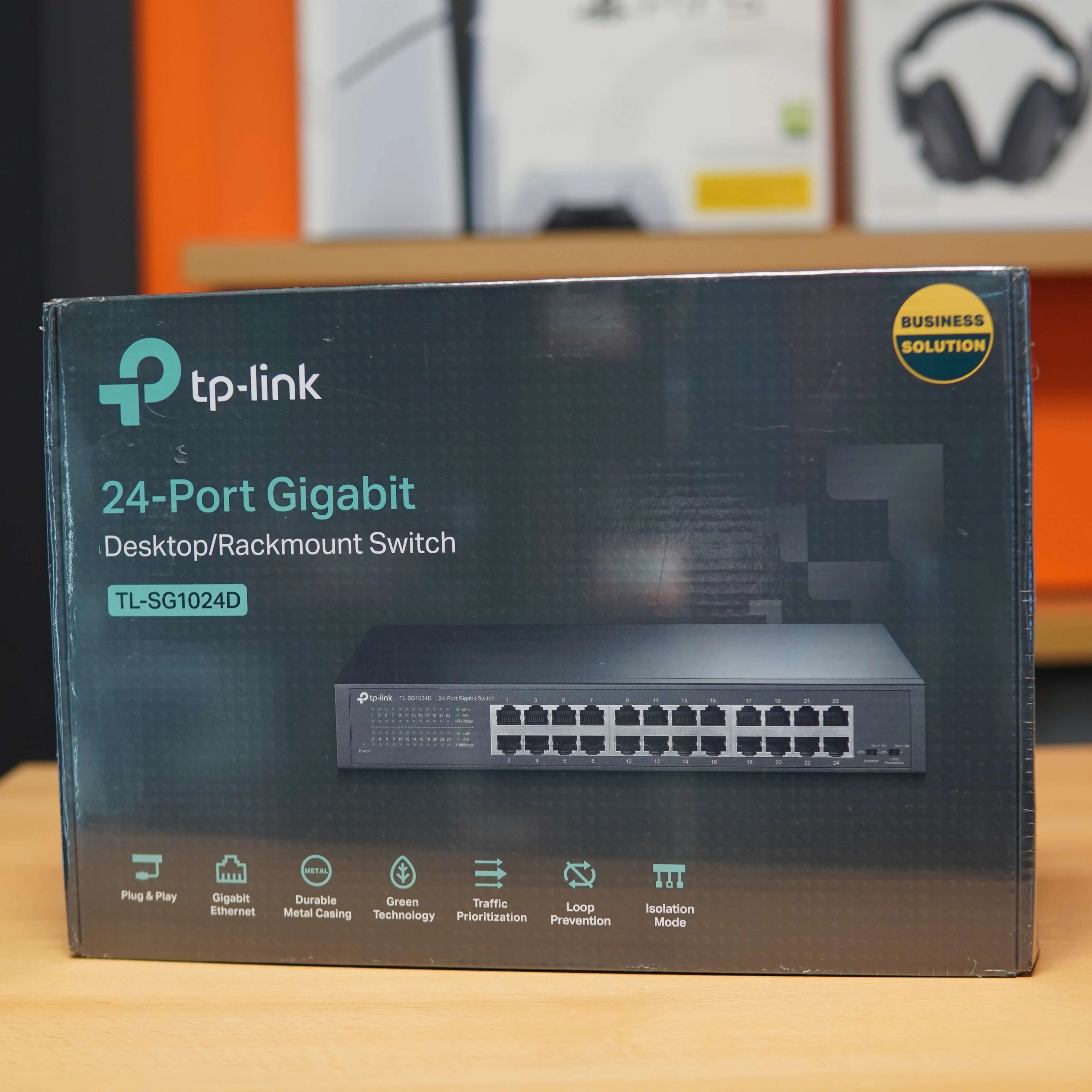 Switch TP Link TL-SG1024D 24 Porturi Gigabit Rackmount, (Nou Sigilat) - imagine 2