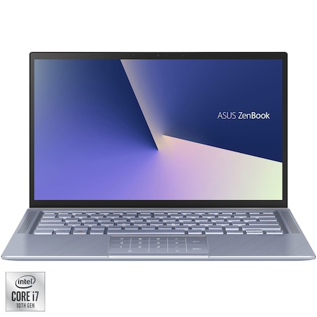 Laptop ultraportabil ASUS ZenBook UX431F, Display 14 Inch IPS FHD, Intel Core i7 8565U, 8 Gb RAM LPDDR3, 500 Gb SSD, nVidia GeForce MX250 - 2 Gb, Jack 3.5mm, HDMI, Blue Metal - imagine 2
