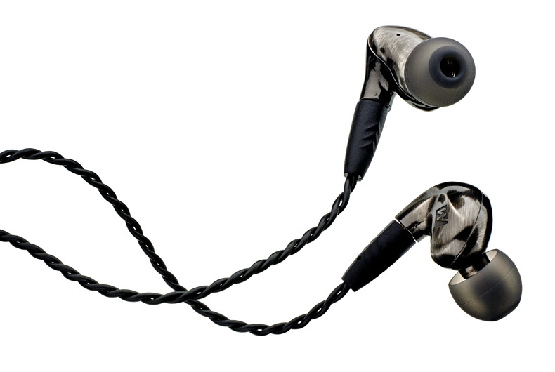 Casti In-Ear Audiofile MEE Audio Pinnacle P1, Driver Dinamic 10 mm, 50 Ohm, Cablu Detasabil MMCX, Microfon, 3.5 mm, Zinc / Silver - imagine 3