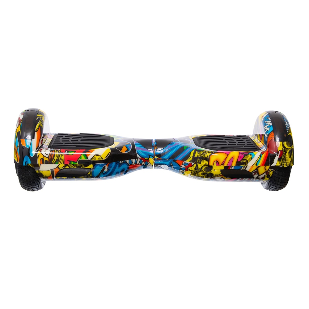 Hoverboard, Difuzor, Bluetooth, lumini LED colorate, 12 km/h, 20-100 kg, Autonomie 10 - 30 km, Hip Hop - imagine 2