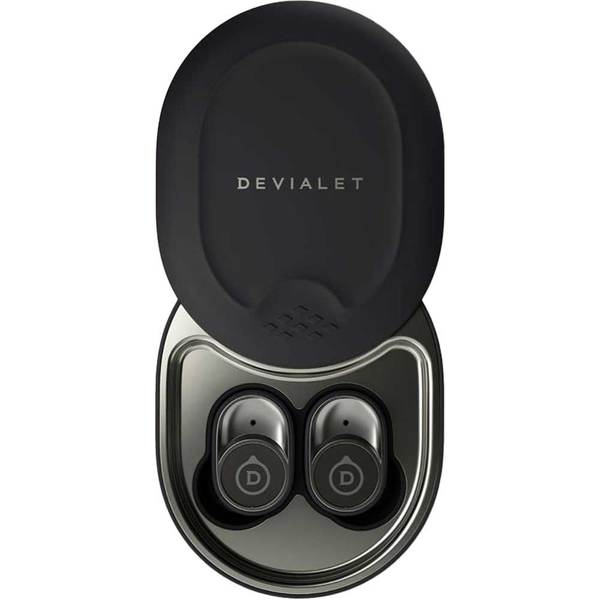 Casti audio In-ear DEVIALET Gemini, True-Wireless, Bluetooth, Microfon, Noise Cancelling, Negru