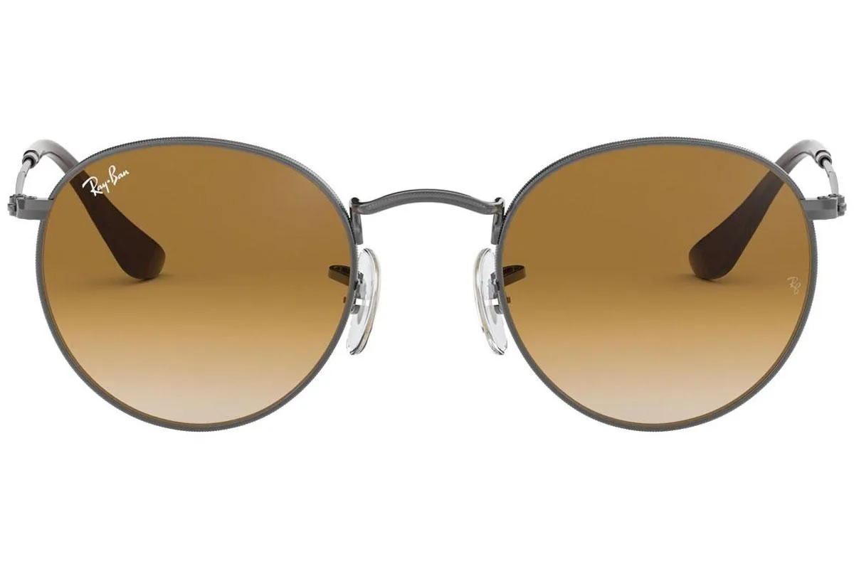 Ochelari de Soare Ray-Ban Round Metal Evolve RB3447 9065/I5, 50-21-145, Rama metalica Gold, Lentile Fotocromatice, Unisex - imagine 2