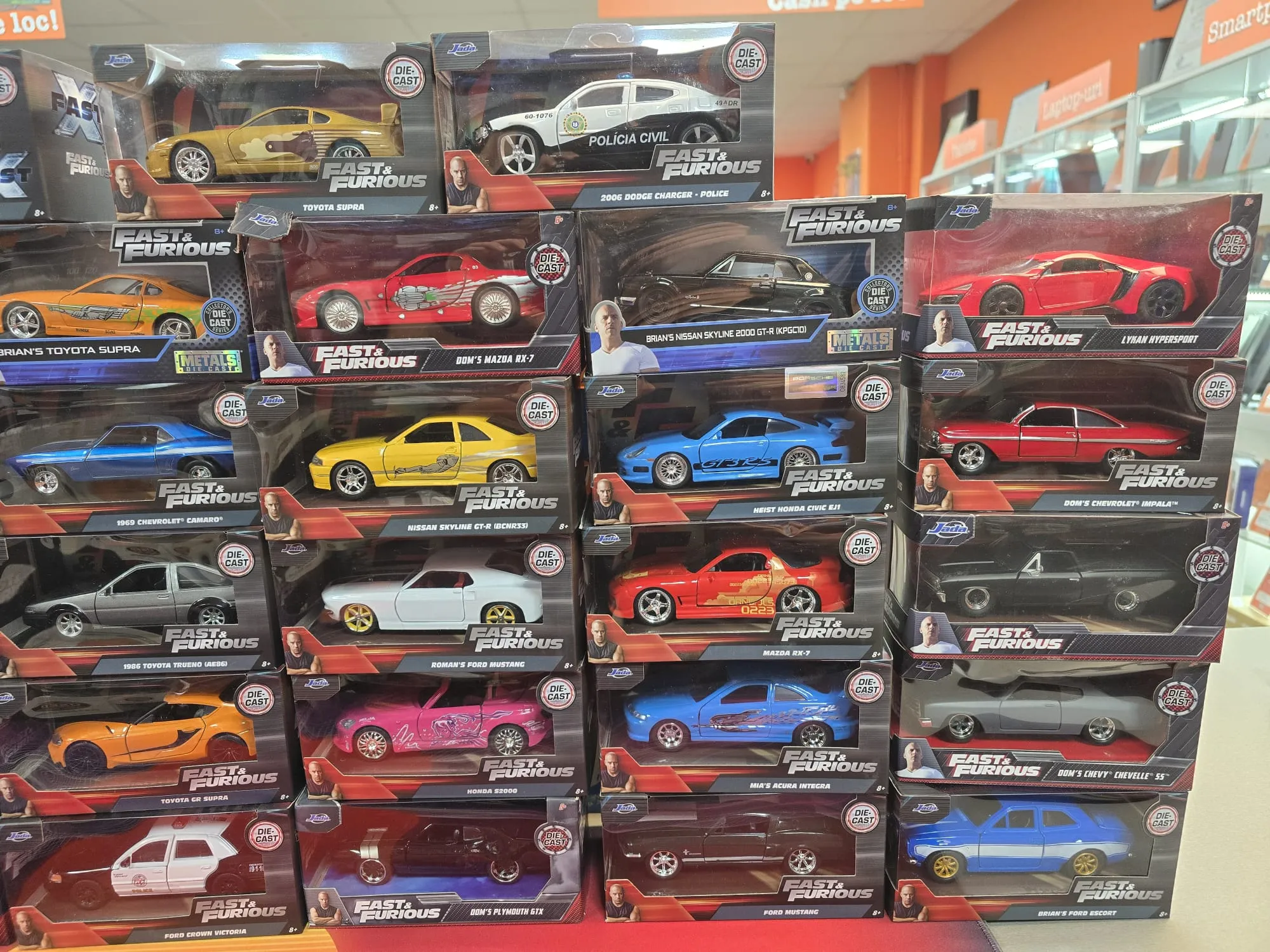 Macheta Auto 1:32 Jada Fast And Furious, Die Cast, Diverse Modele - imagine 2