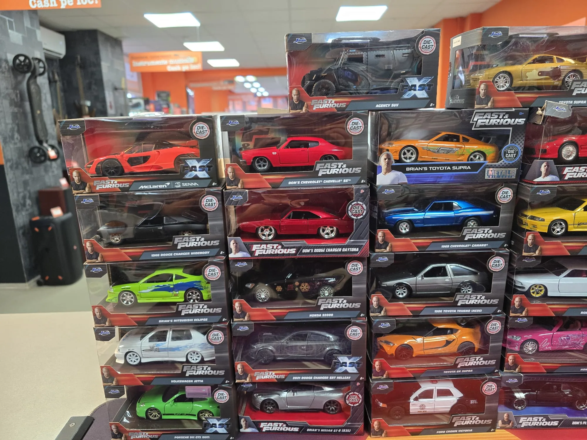 Macheta Auto 1:32 Jada Fast And Furious, Die Cast, Diverse Modele - imagine 3
