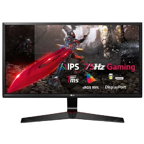Monitor gaming LG 24MP59G-P 23.8", IPS, Full HD, 75Hz, AMD FreeSync, HDMI, DisplayPort, VGA