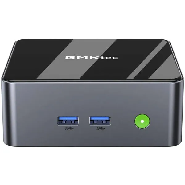 Mini PC GMKtec NUCbox K8 Plus, AMD Ryzen 7 8845HS pana la 5.1GHz, 32 GB RAM DDR5 5600MHz, SSD NVMe 256 GB, AMD Radeon 780M, Wi-Fi 6, Bluetooth 5.2, HDMI 2.1, DisplayPort 2.1, USB-C 3.2 Gen 2 - imagine 3