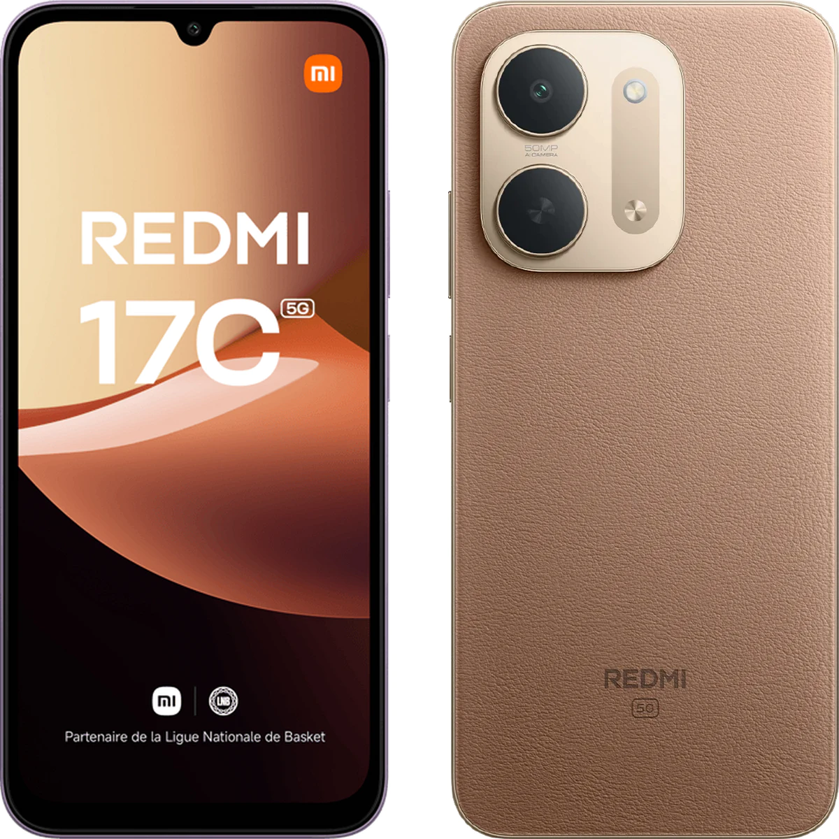 Xiaomi Redmi 17C 5G 128GB, Brown - imagine 2