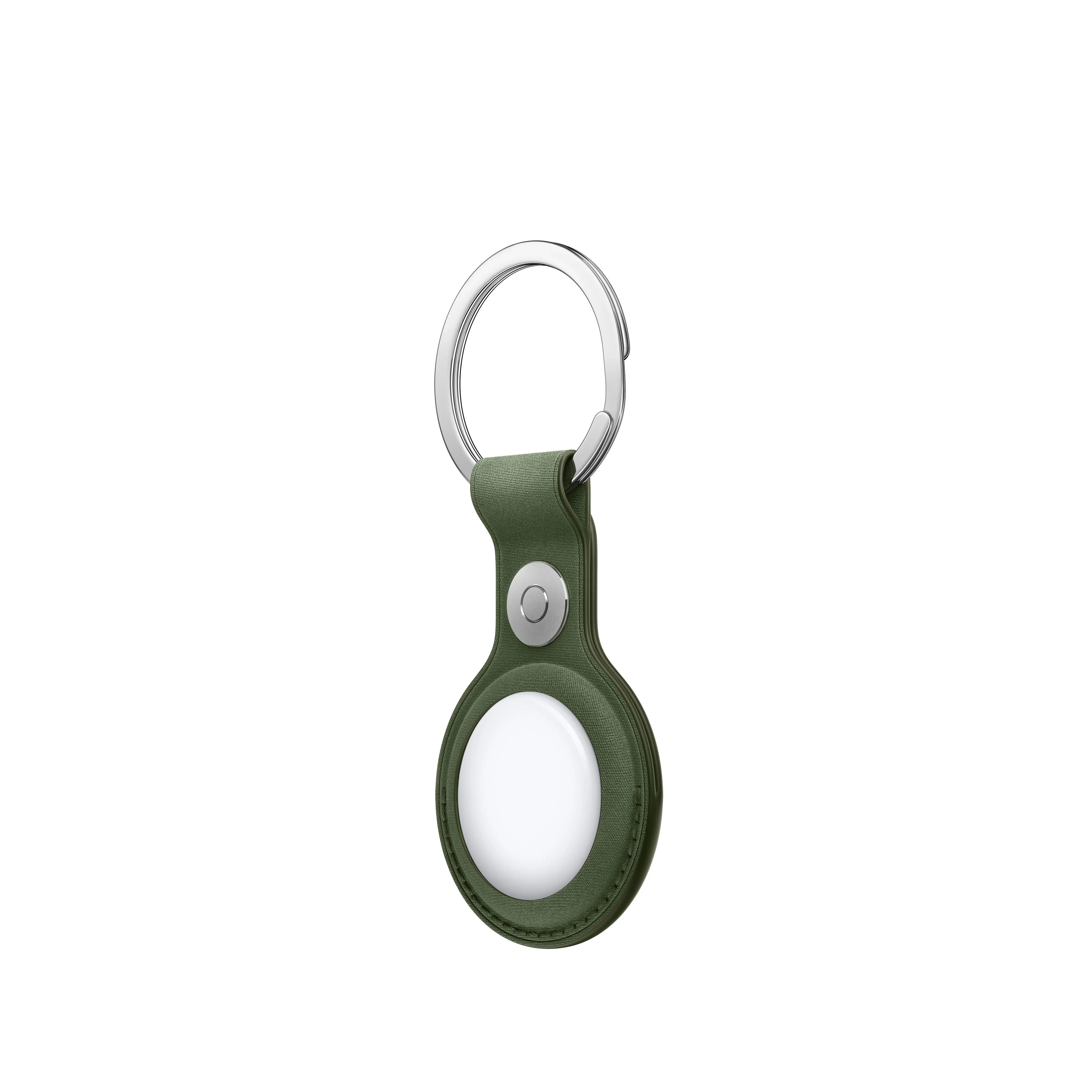 Breloc Apple AirTag FineWoven Key Ring - Dark Green - imagine 2