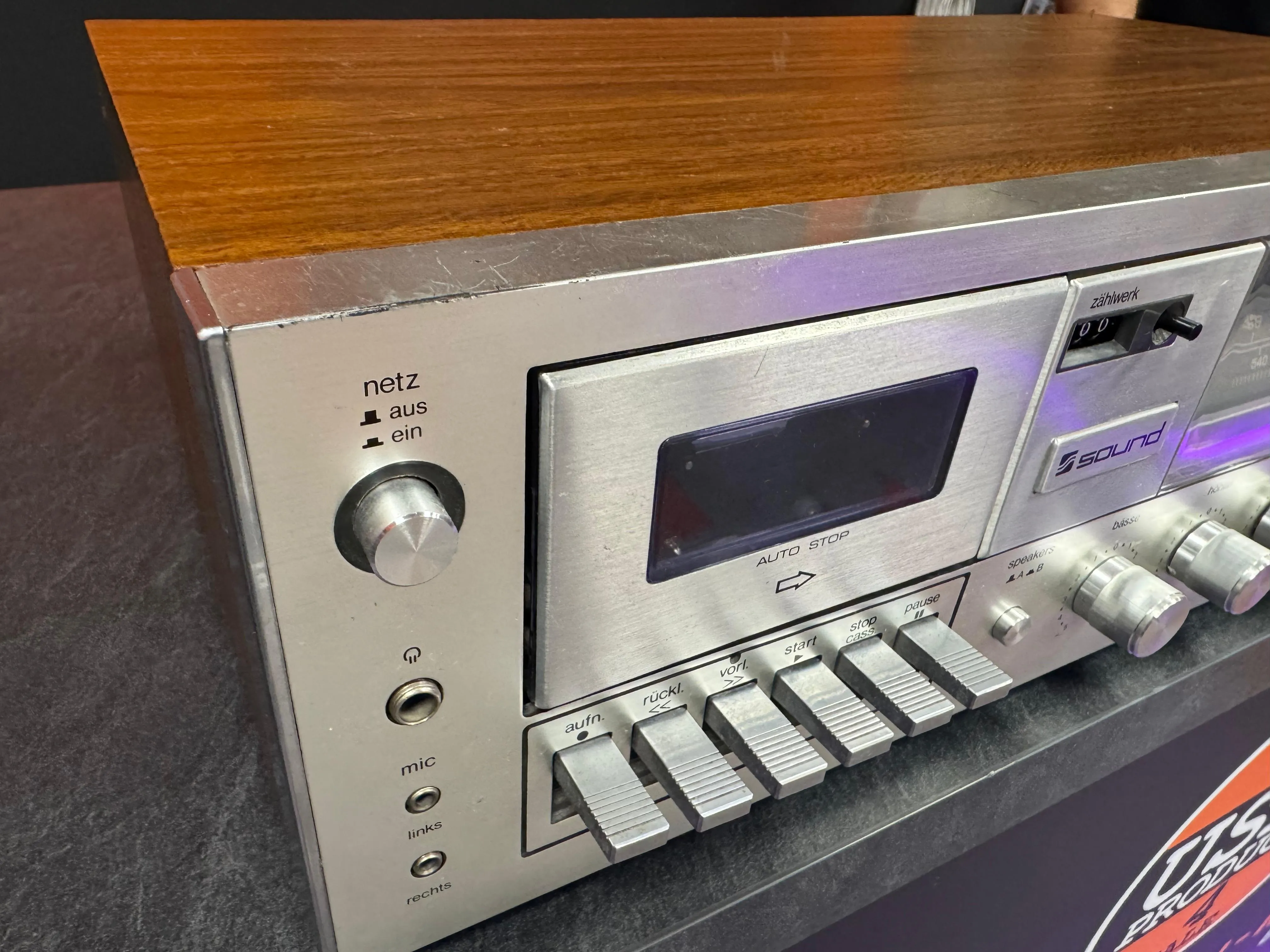 Receiver Stereo Vintage Marantz Sound C-5080, Deck, Radio FM/MW, Amplificator Stereo, Speaker A/B, Intrari DIN, 1982 - imagine 2
