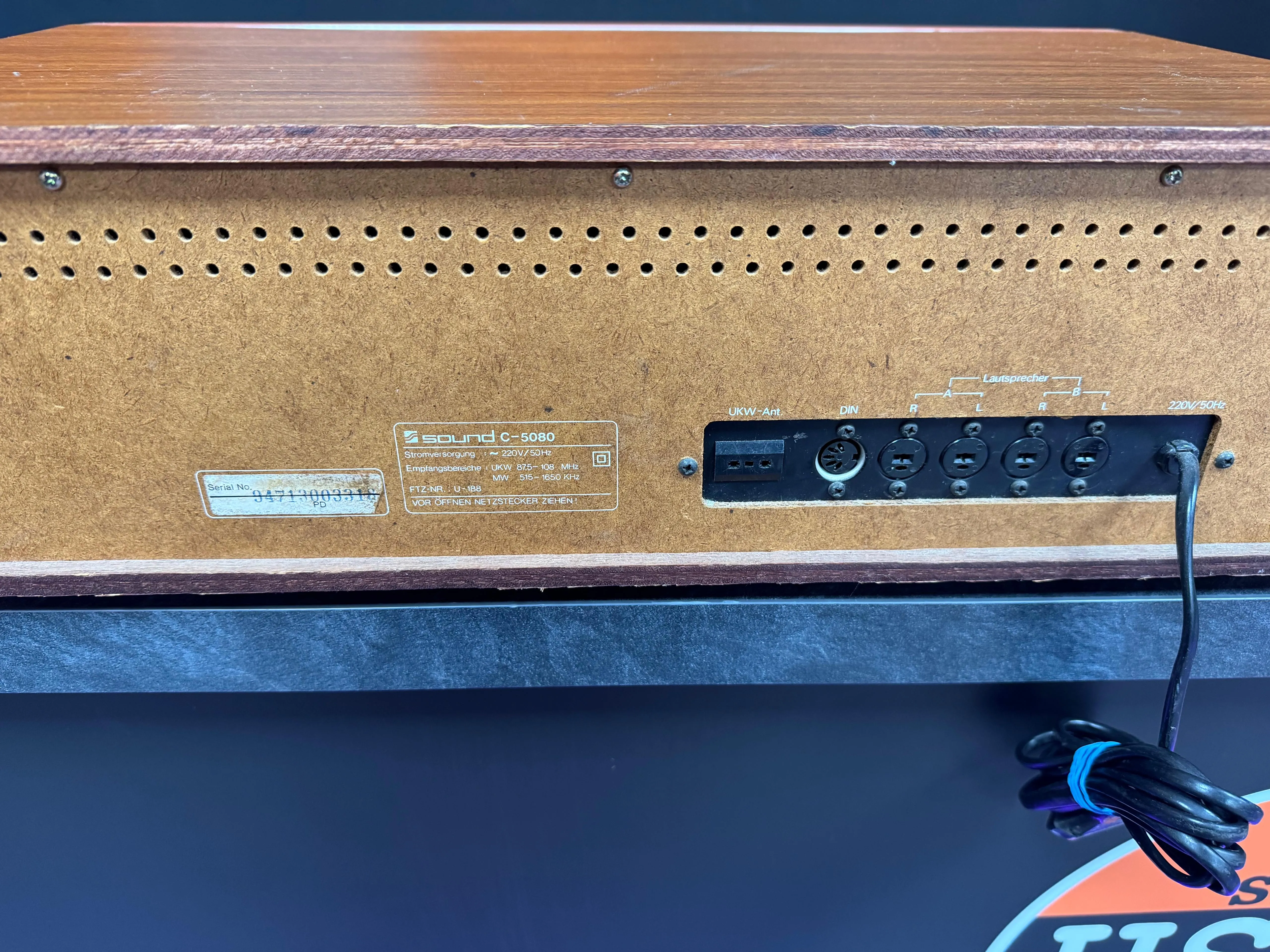 Receiver Stereo Vintage Marantz Sound C-5080, Deck, Radio FM/MW, Amplificator Stereo, Speaker A/B, Intrari DIN, 1982 - imagine 5