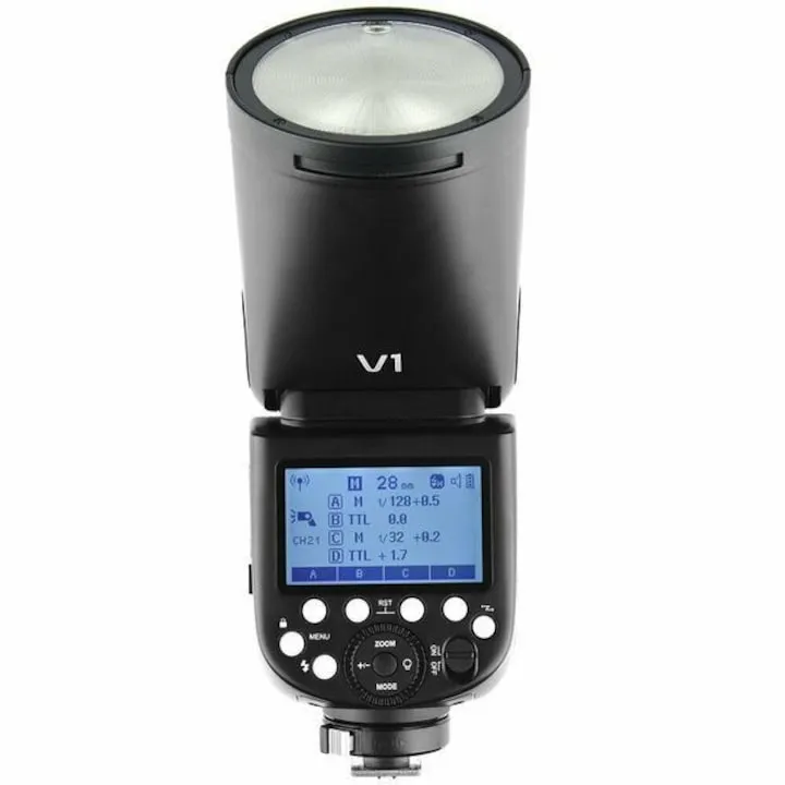 Blit foto GODOX V1S TTL, cu Cap Rotund, ecran tactil, pentru Sony - imagine 2