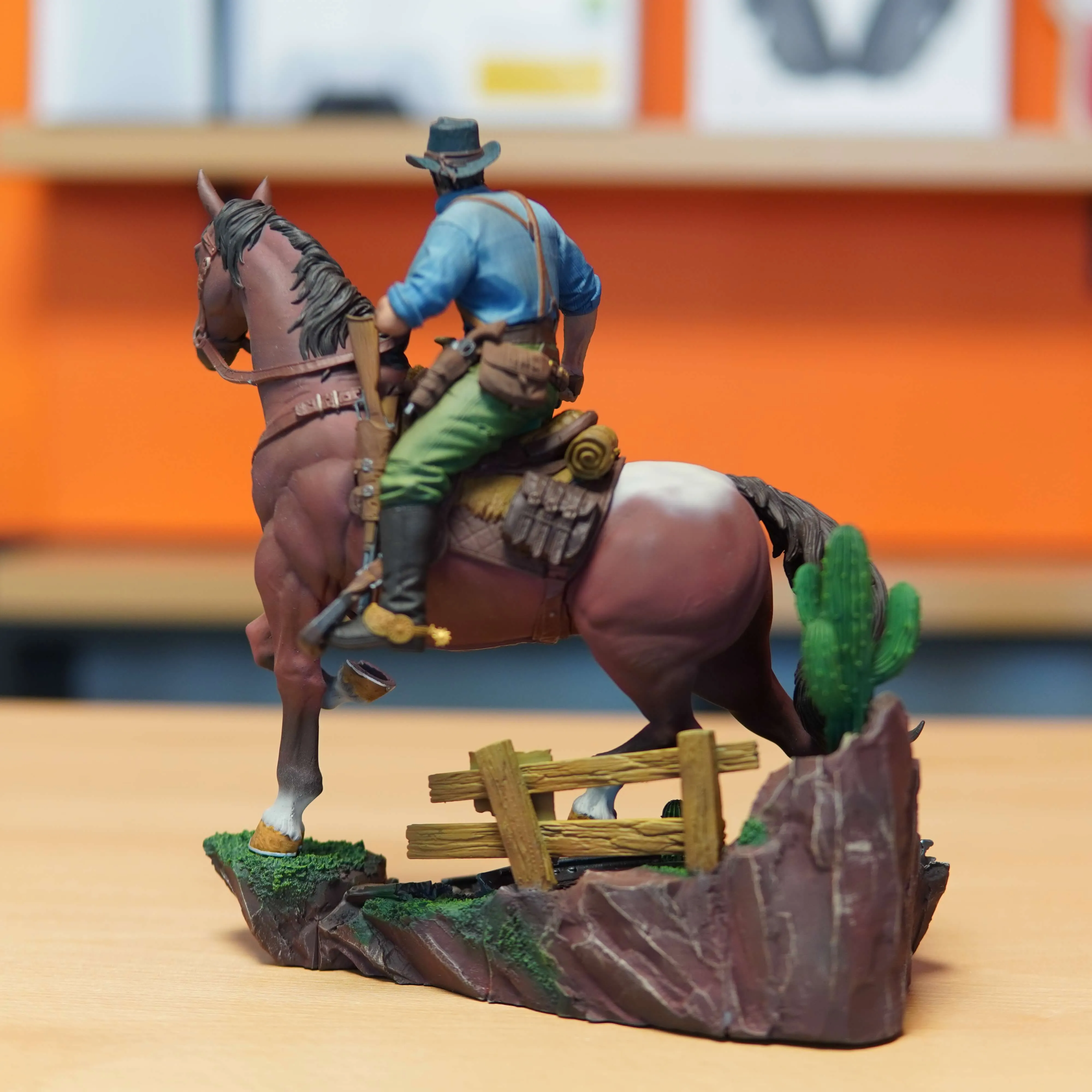 Arthur Morgan - Red Dead Redemption (Figurina Printata 3D, Rasina, Pictata / Finisaj Manual), 22cm - imagine 3