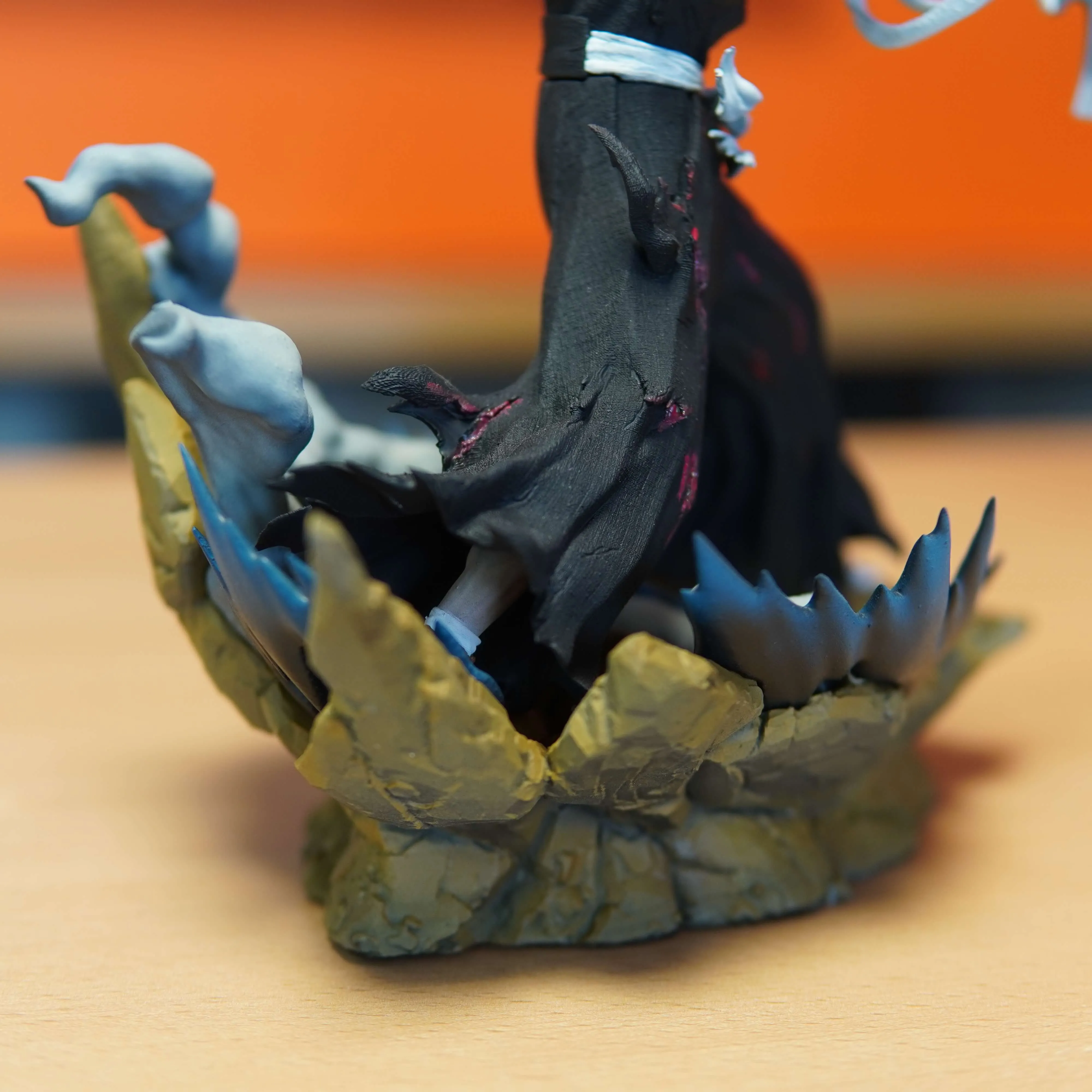 Ichigo Kurosaki - Bleach (Figurina Printata 3D, Rasina, Pictata / Finisaj Manual), 18cm - imagine 9
