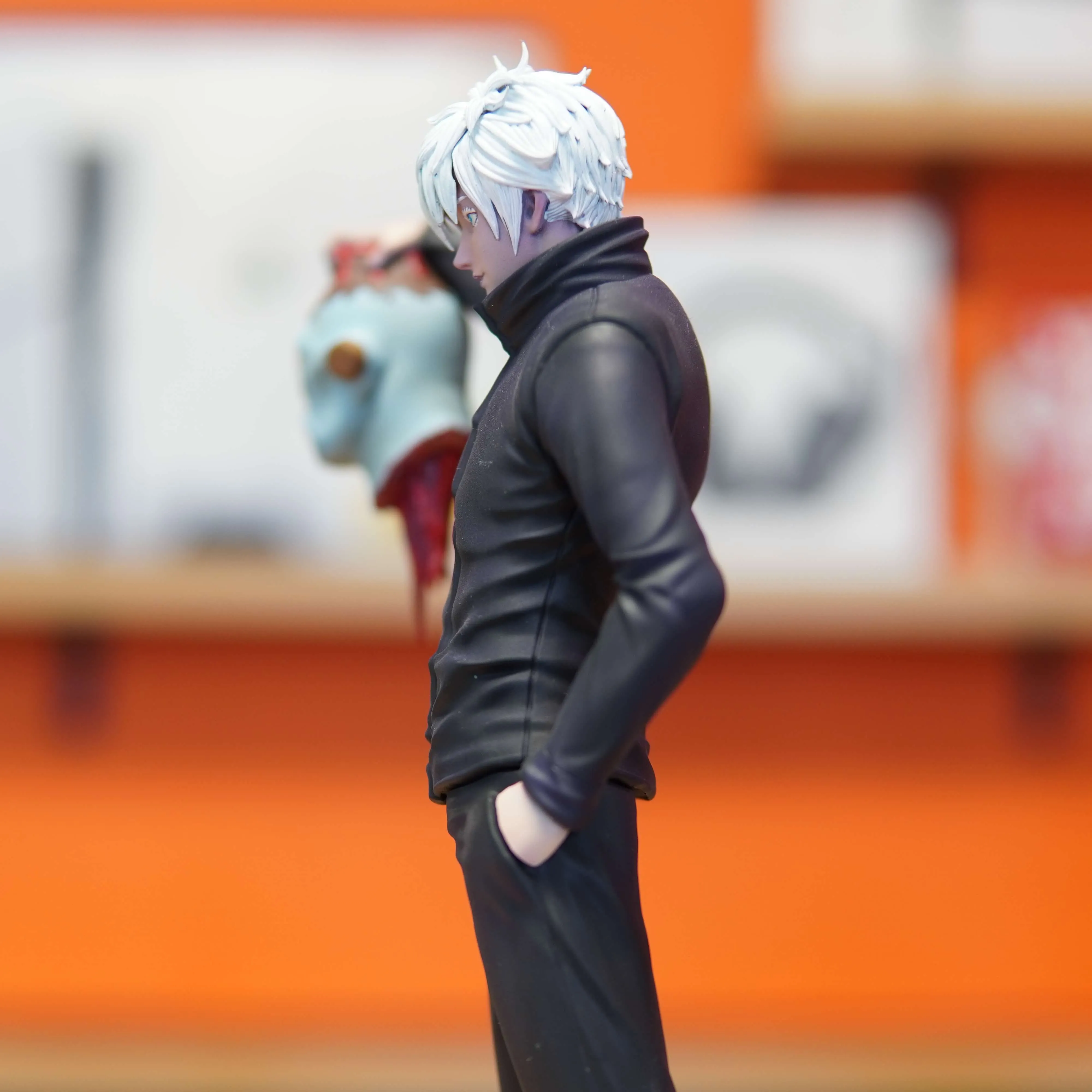 Gojo Satoru - Jujutsu Kaisen (Figurina Printata 3D, Rasina, Pictata / Finisaj Manual), 27cm - imagine 6