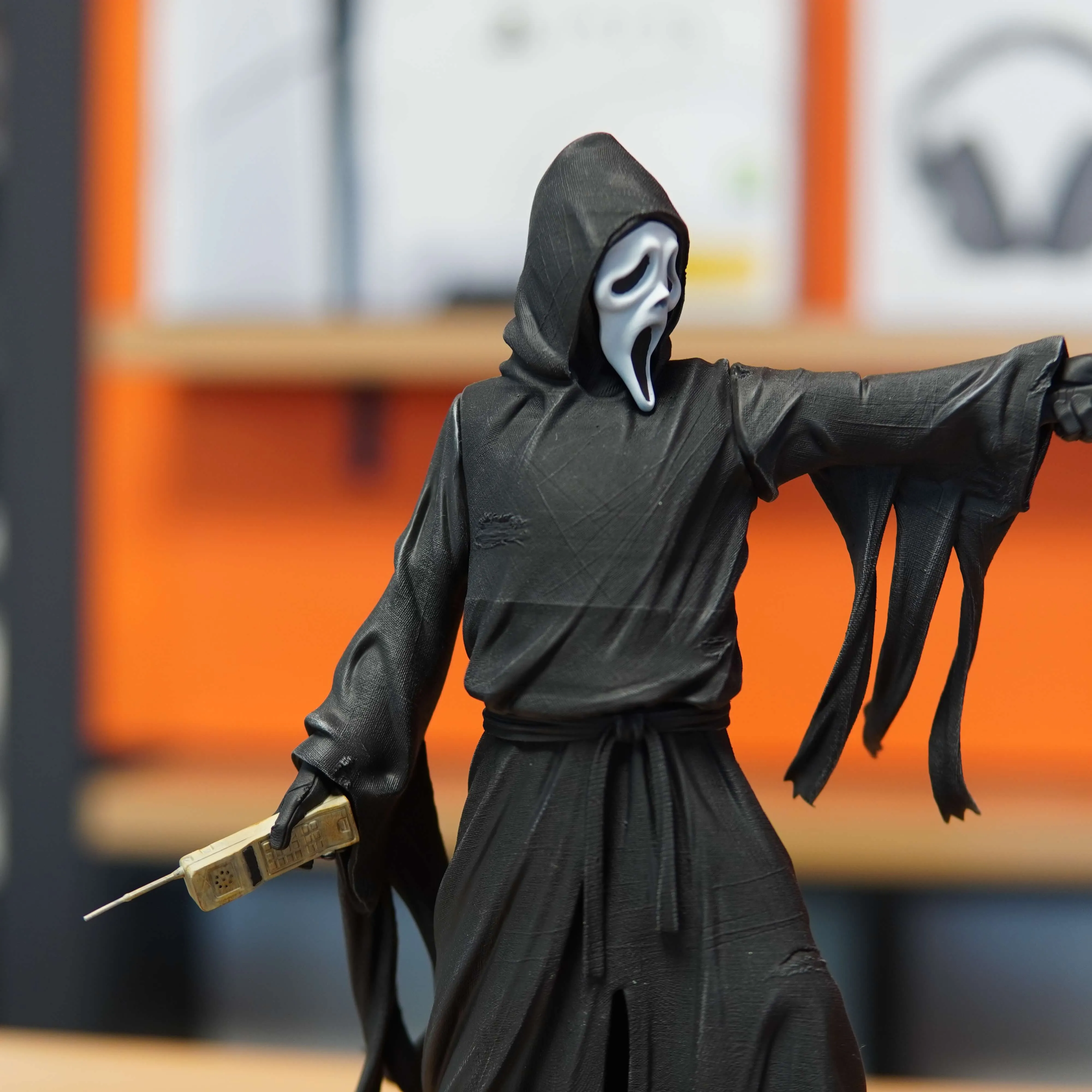 Ghost Face - Scary Movie (Figurina Printata 3D, Rasina, Pictata / Finisaj Manual), 31cm - imagine 9