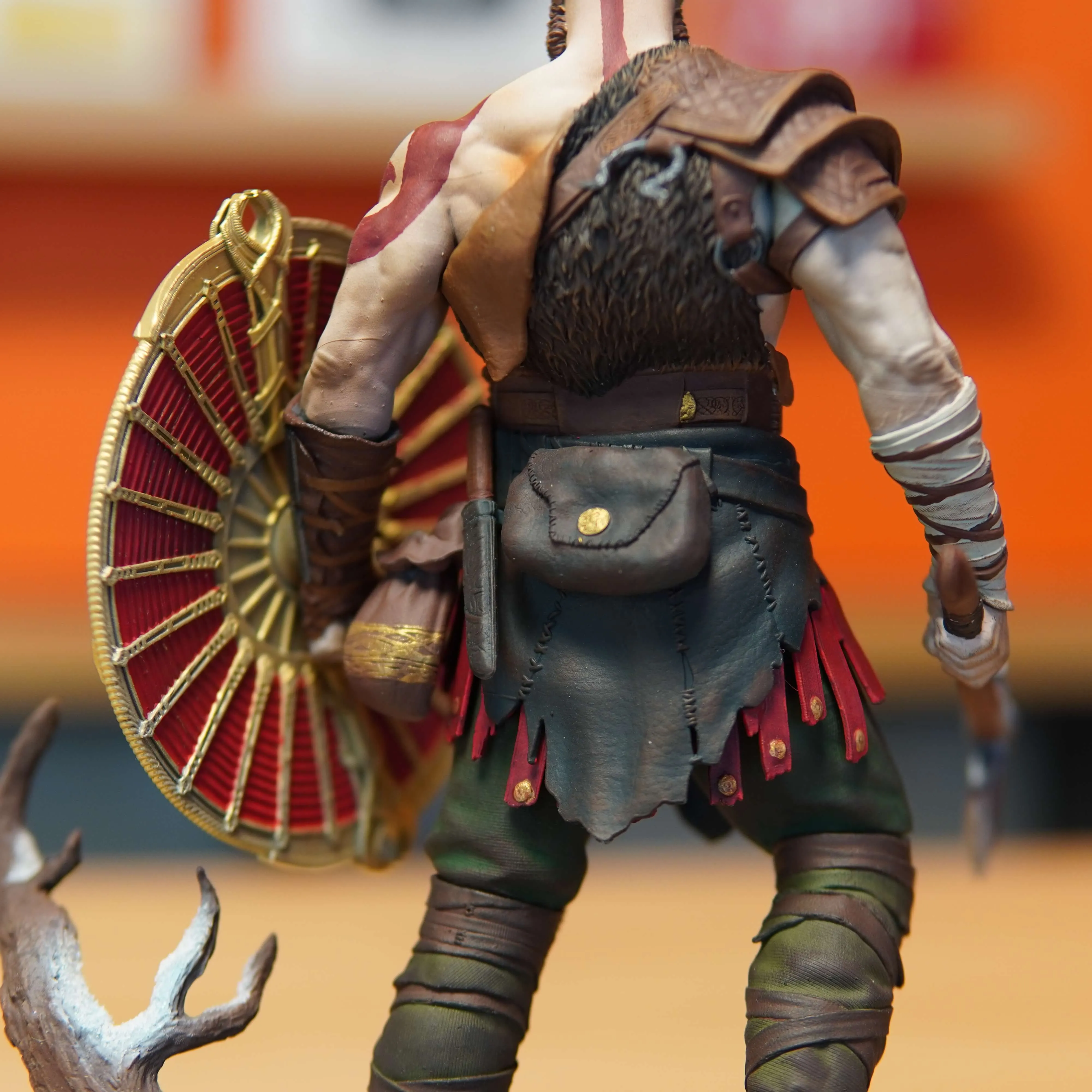 Kratos - God of War (Figurina Printata 3D, Rasina, Pictata / Finisaj Manual), 23cm - imagine 7
