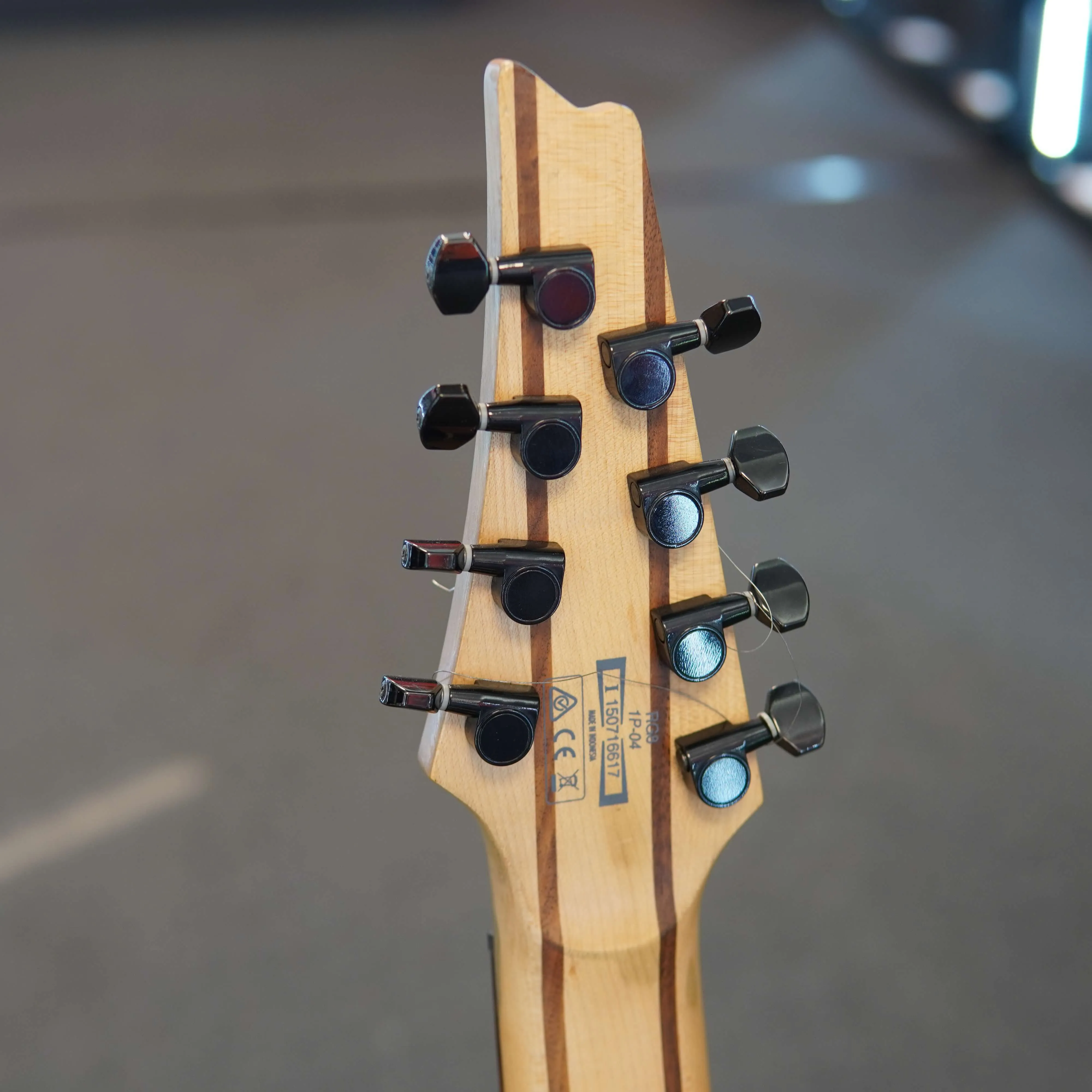 Chitara Electrica Ibanez RG8, Culoare Custom Pictata + Fishman Fluence Keith Merrow Set - imagine 6