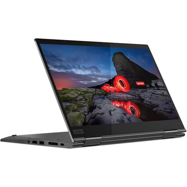 Laptop 2 in 1 Lenovo Thinkpad X1 Yoga Gen 5, Display 14 inch touchscreen, Intel Core I5 10310U 4.40GHz 4-Core, 16 Gb DDR4, SSD 256 Gb NVMe, Intel UHD Graphics, ThinkPad Pen Pro, Sim, Tunderbolt, HDMI, Jack 3.5mm, Nordic ISO layout, Iron Gray - imagine 2