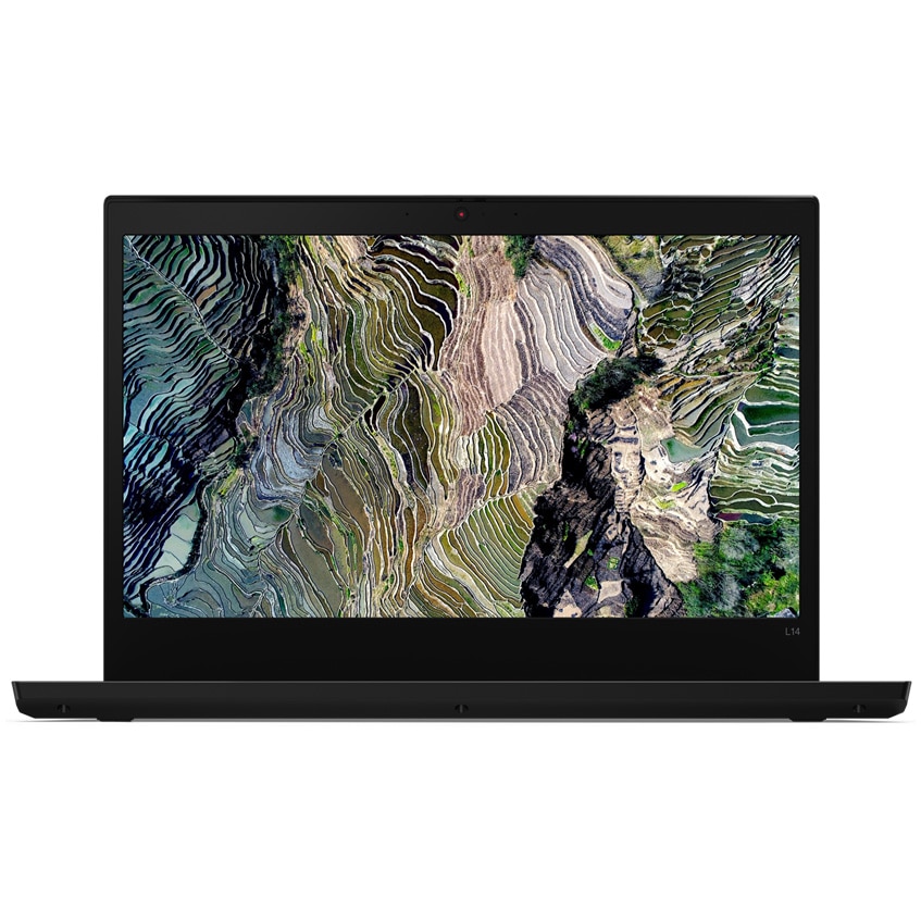 Laptop Ultraportabil Lenovo Thinkpad L14 Gen 2, Display 14 inch FHD, Intel Core I5 1145G7 4.4 GHz 4-Core, RAM 16 Gb DDR4 3200Hz, SSD 256 Gb NVMe, Tunderbolt, HDMI, Mini SD Card Reader, Ethernet, Jack 3.5mm, German QWERZ layout, Black - imagine 2