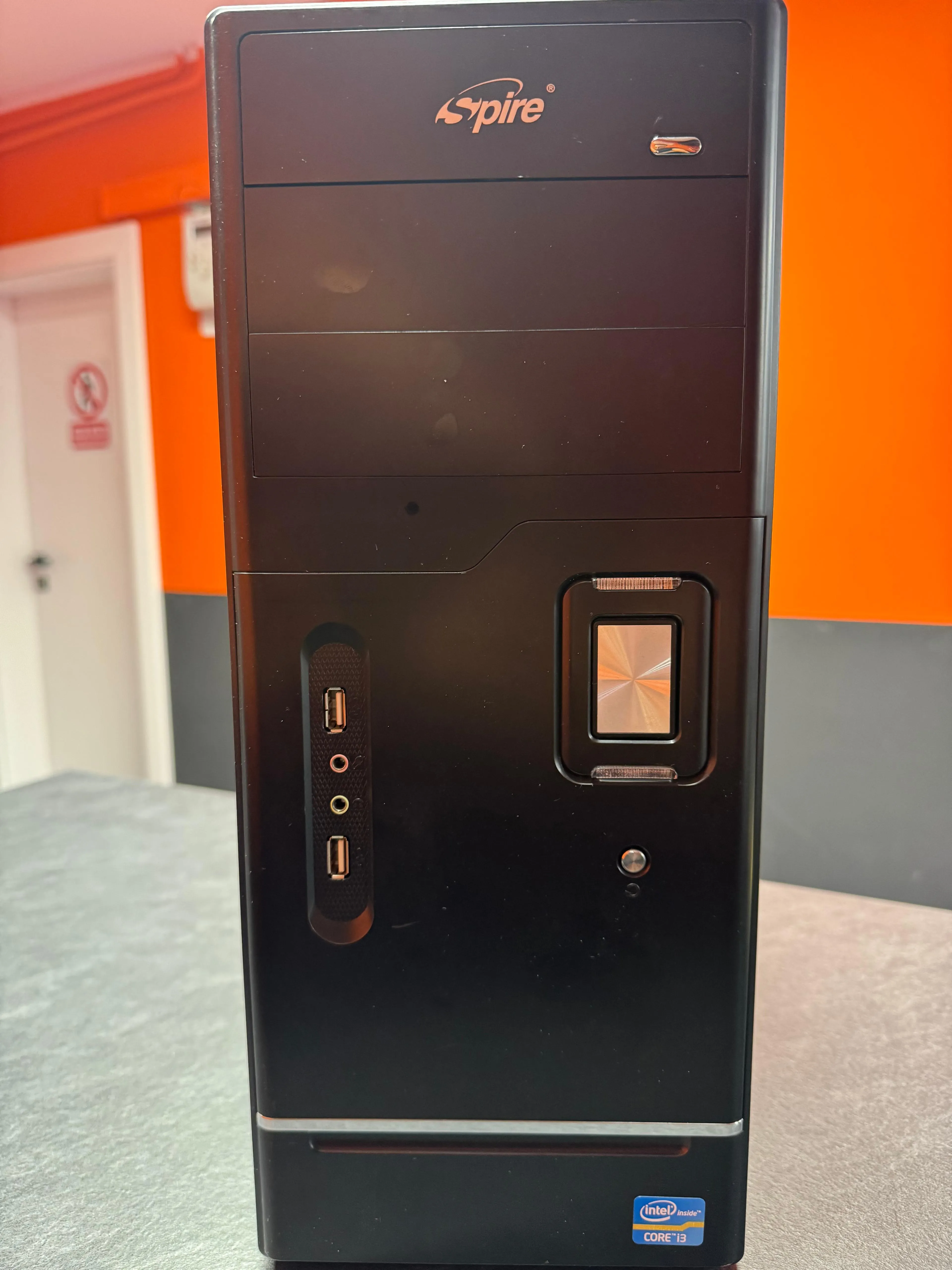 Sistem Desktop Gaming SPIRE, H310M, Intel Core i3-9100F 3.6 GHz, 16 Gb RAM DDR4, SSD 256 Gb Samsung 850 PRO, NVIDIA GeForce GTX 1050 Ti 4 Gb, Sursa Corsair CV450 - imagine 3