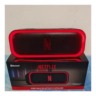 Boxa Portabila Bluetooth Neflix Originala, Editie Limitata, IPX6, 20W