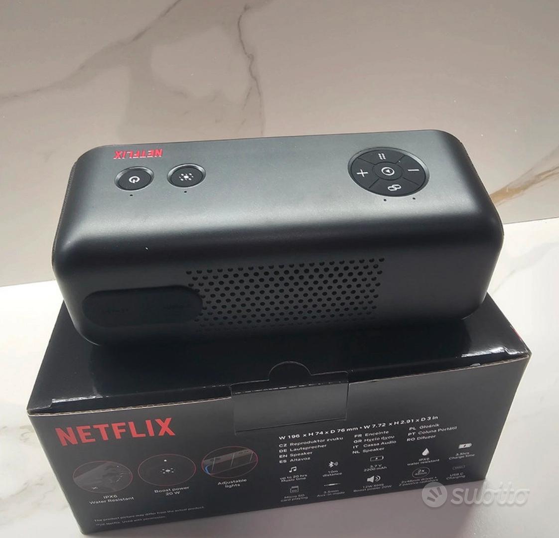 Boxa Portabila Bluetooth Neflix Originala, Editie Limitata, IPX6, 20W - imagine 3