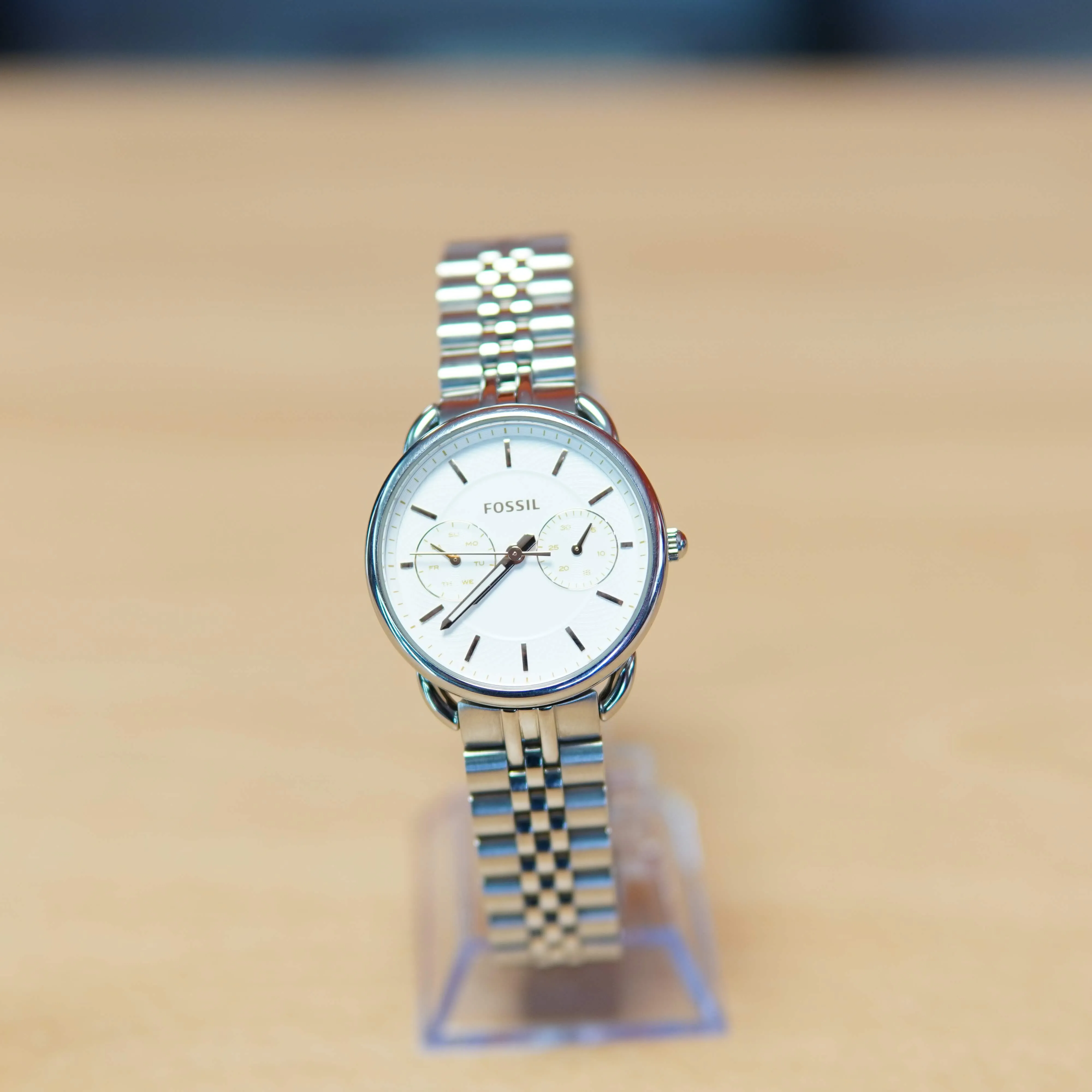 Ceas de Dama Fossil ES4223M, Stainless Steel, 5 ATM, Argintiu - imagine 2