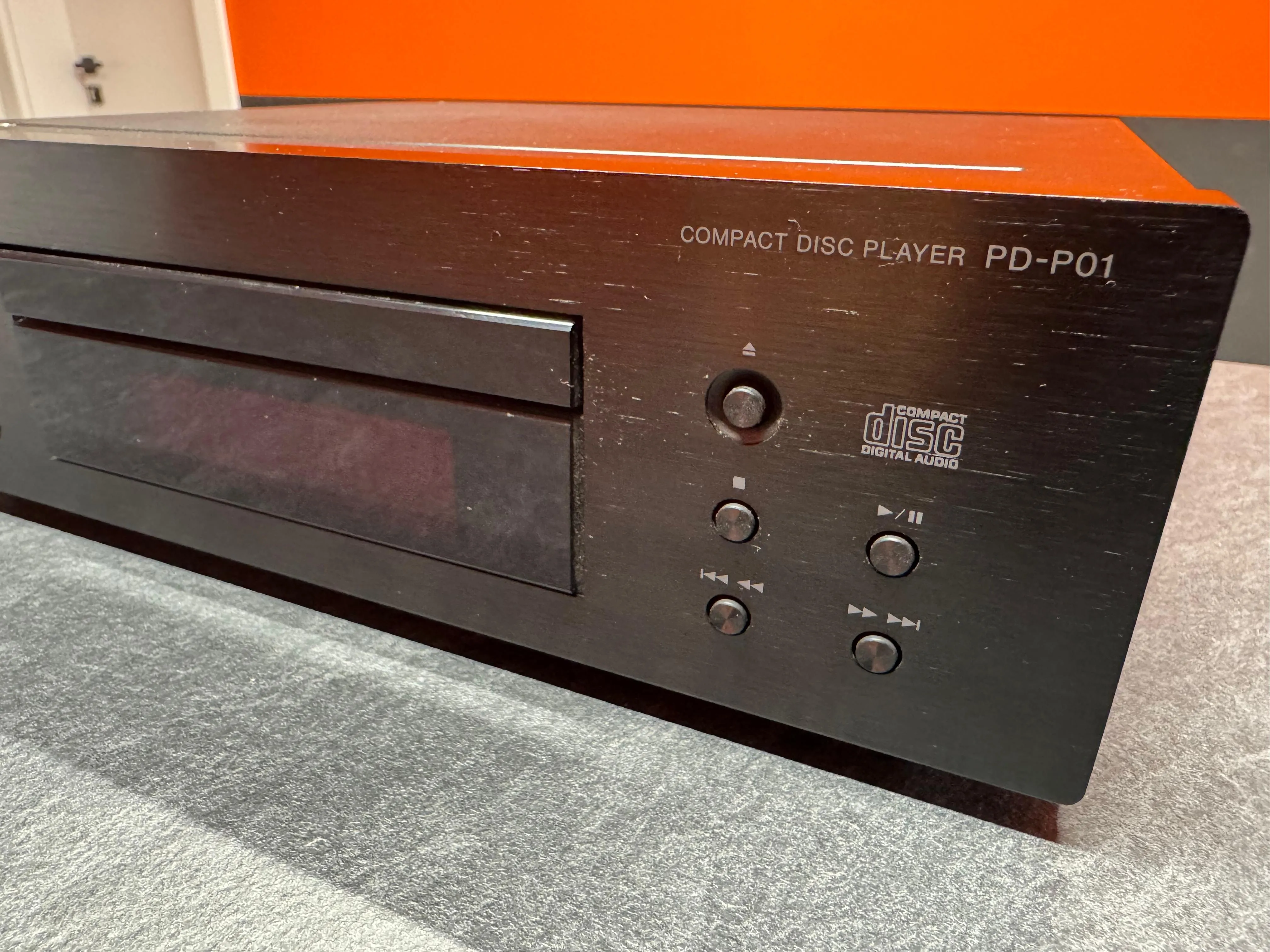 CD Player Hi-Fi Pioneer PD-P01, DAC 192kHz/32-bit, USB, MP3/WMA/WAV, Digital Coaxial, fara telecomanda, negru - imagine 2