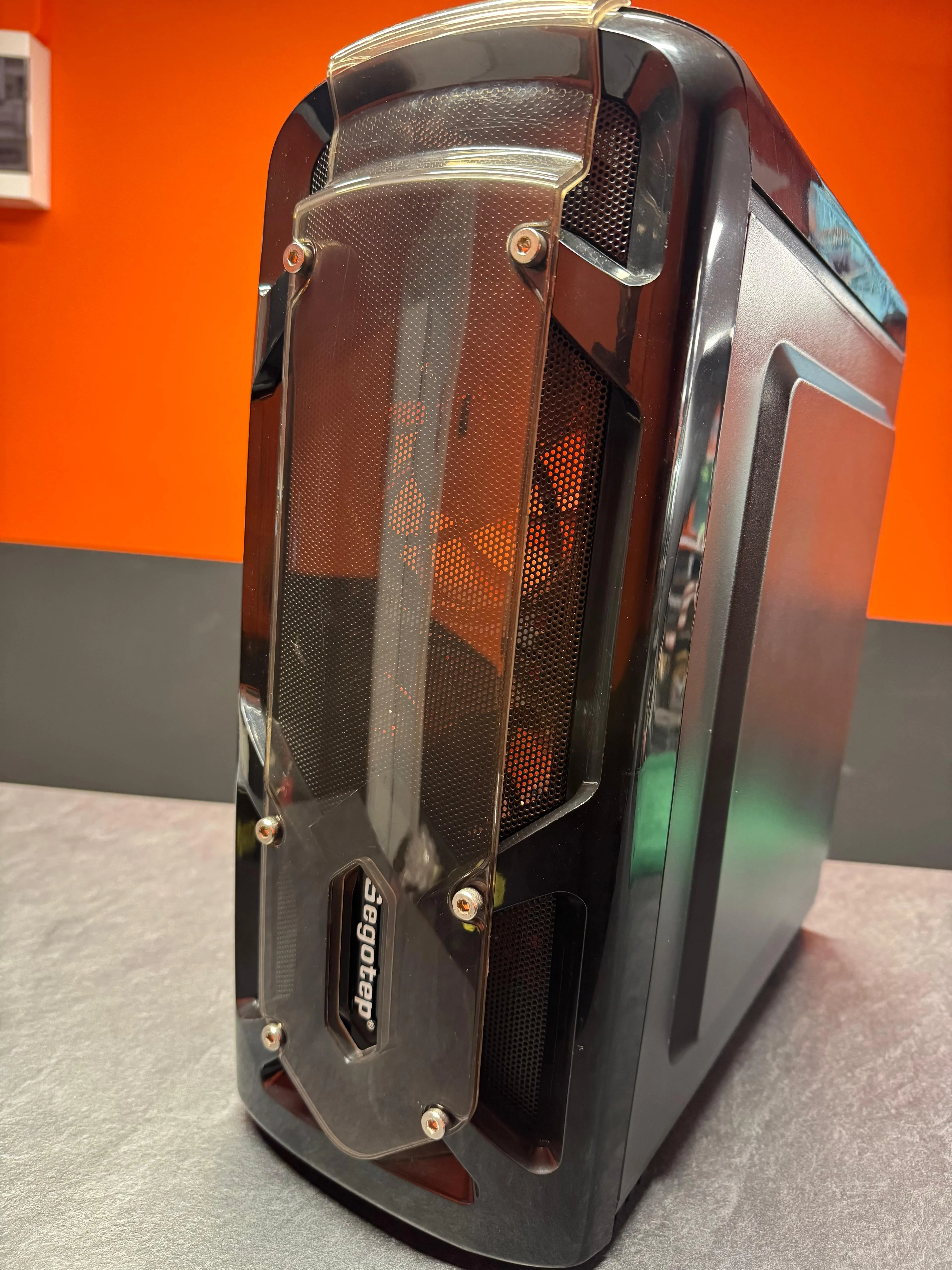 Sistem Desktop Gaming SEGOTEP, Intel Core i3-7100 3.9 GHz, 16 Gb RAM DDR4, SSD 240 Gb, HDD 1 Tb, NVIDIA GeForce GTX 1050 Ti 4 Gb, Placa Wi-Fi - imagine 2