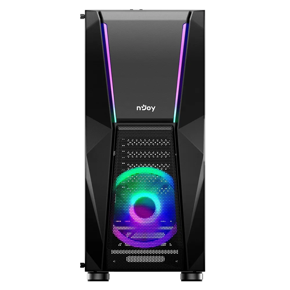 Unitate PC Gaming Njoy Serioux, ASUS Prime A320M-K, AMD Ryzen 5 5500, 16GB RAM, 500GB SSD, AMD Radeon RX 6400, Windows Home 11 - imagine 2